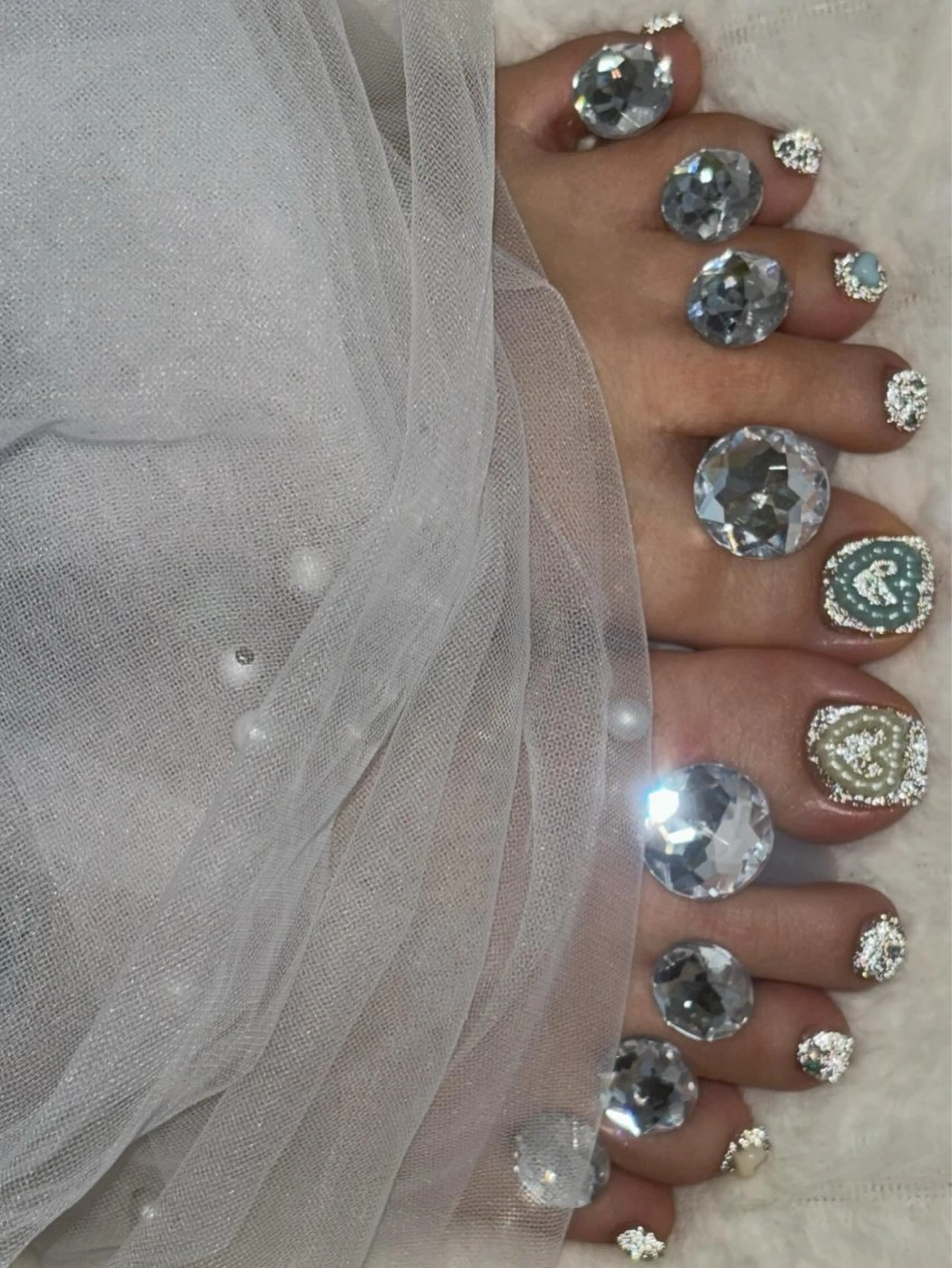 ネイル フラッシュネイル ラメ(グリッター) nail salon はるりのネイルデザイン