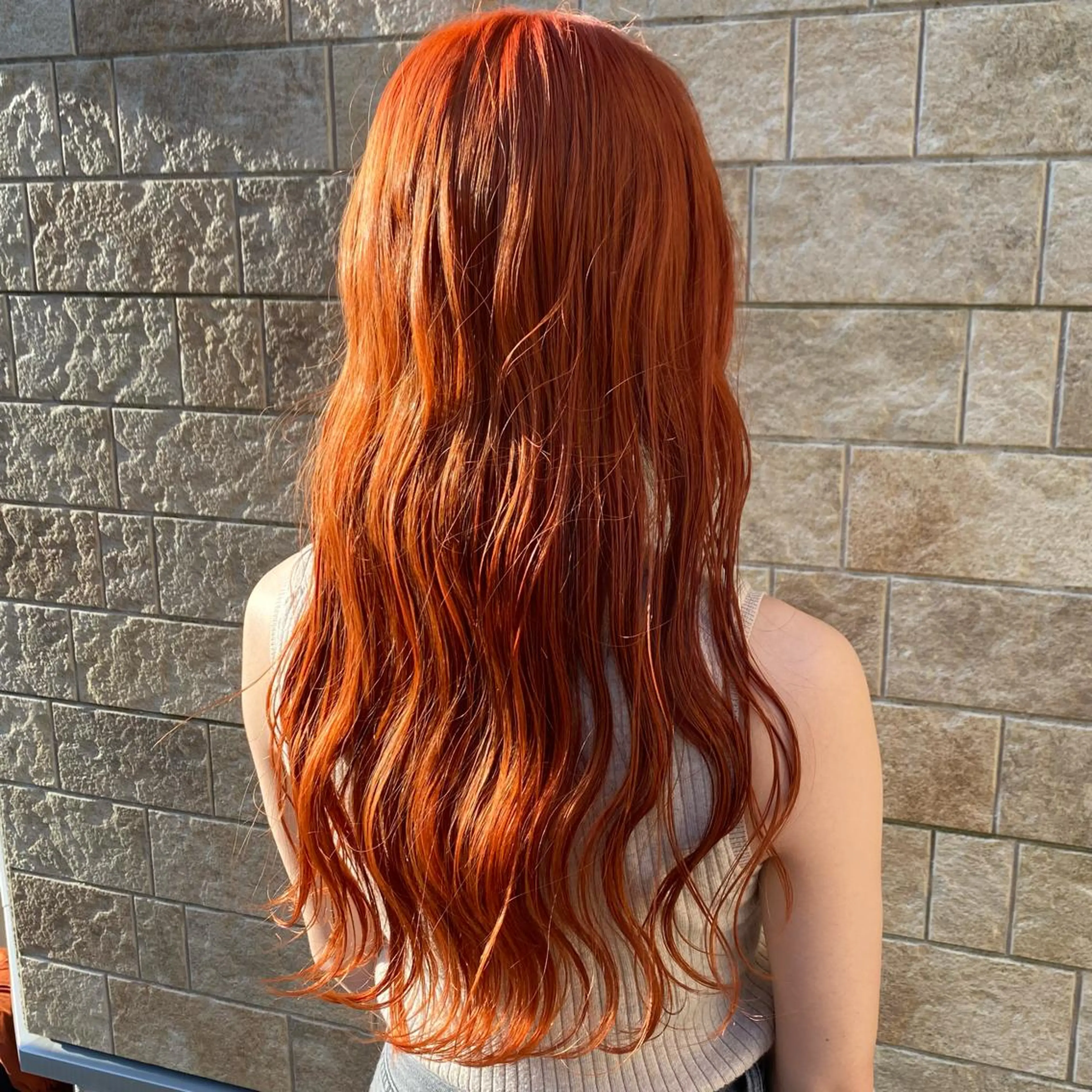 ロング カラー ヘアアレンジ GARDEN omotesando所属・タキウエ ナナホのヘアスタイル