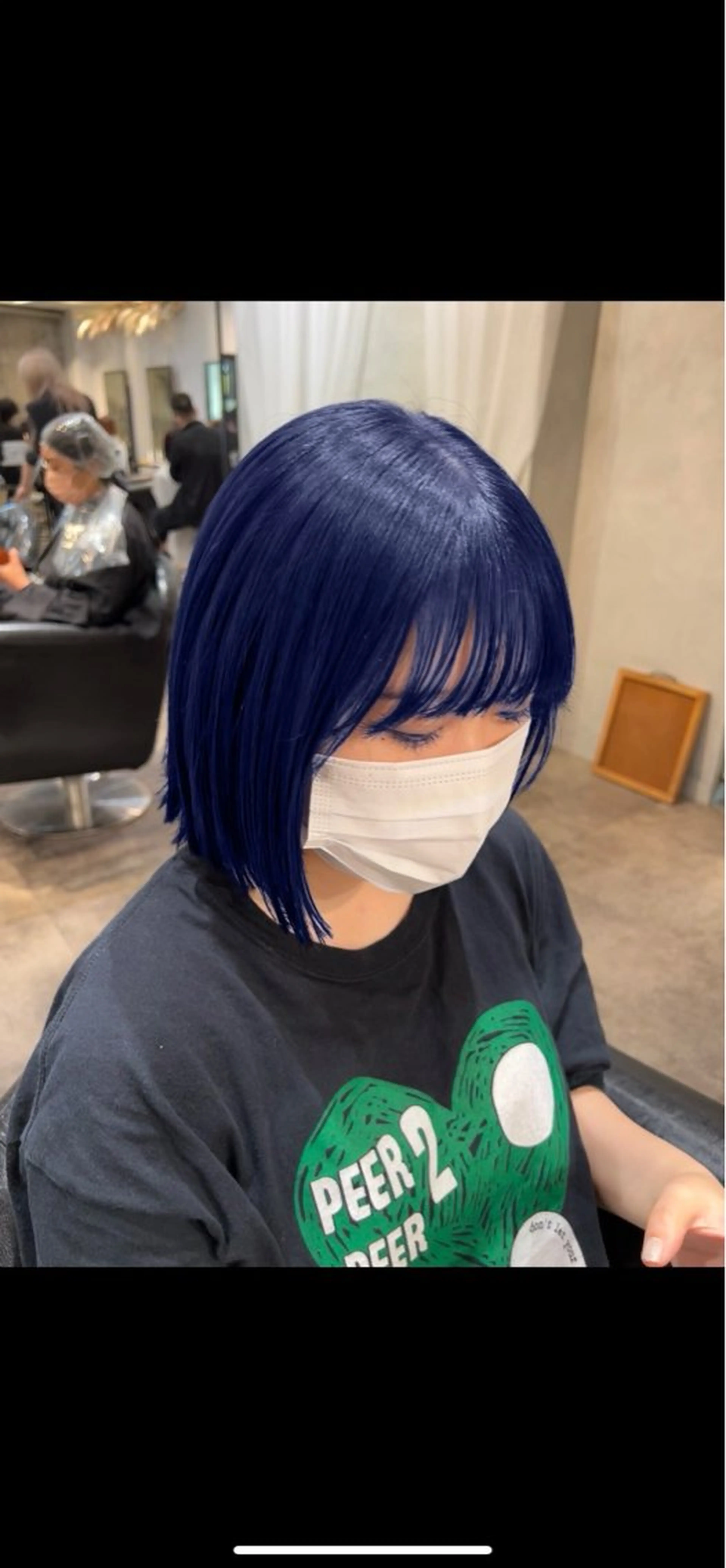 ショート ヘアカラー 韓国×艶ハイトーンが ✨絶対可愛い✨七夏海のヘアスタイル