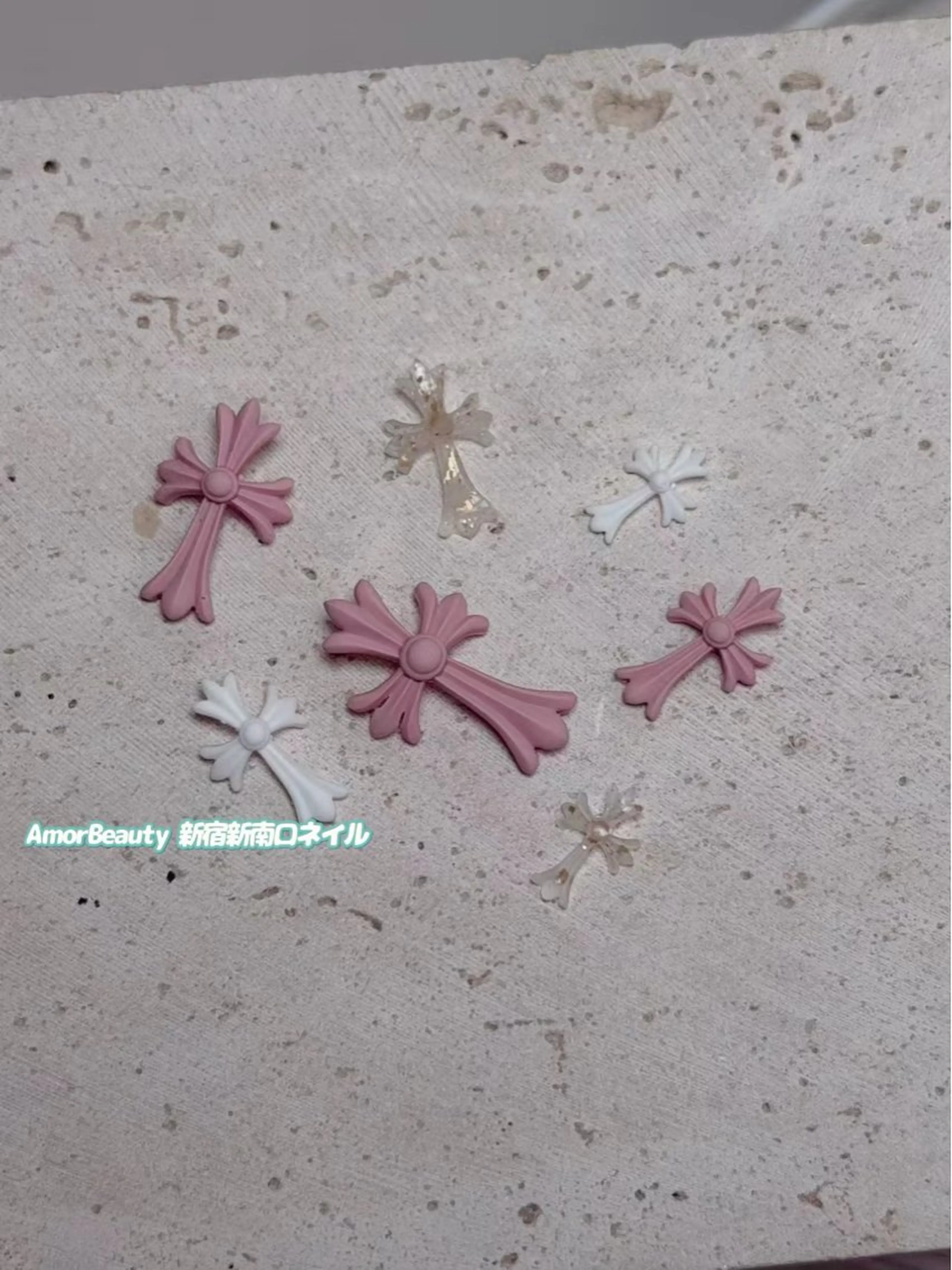 ネイル Kaka_ パラジェル、長さだしのネイルデザイン