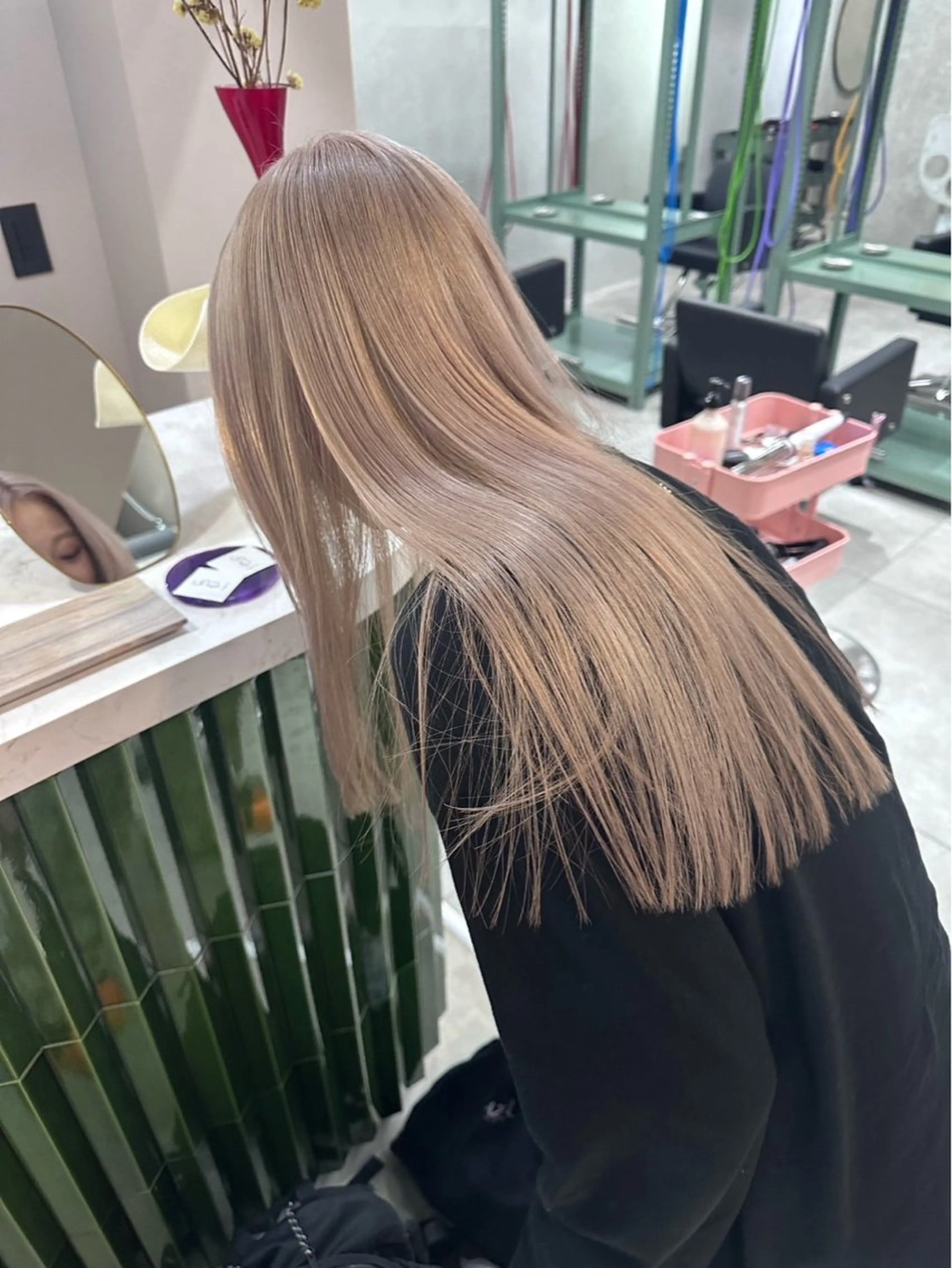 カラー 原宿/ハイトーン ⭐︎airi⭐︎のヘアスタイル