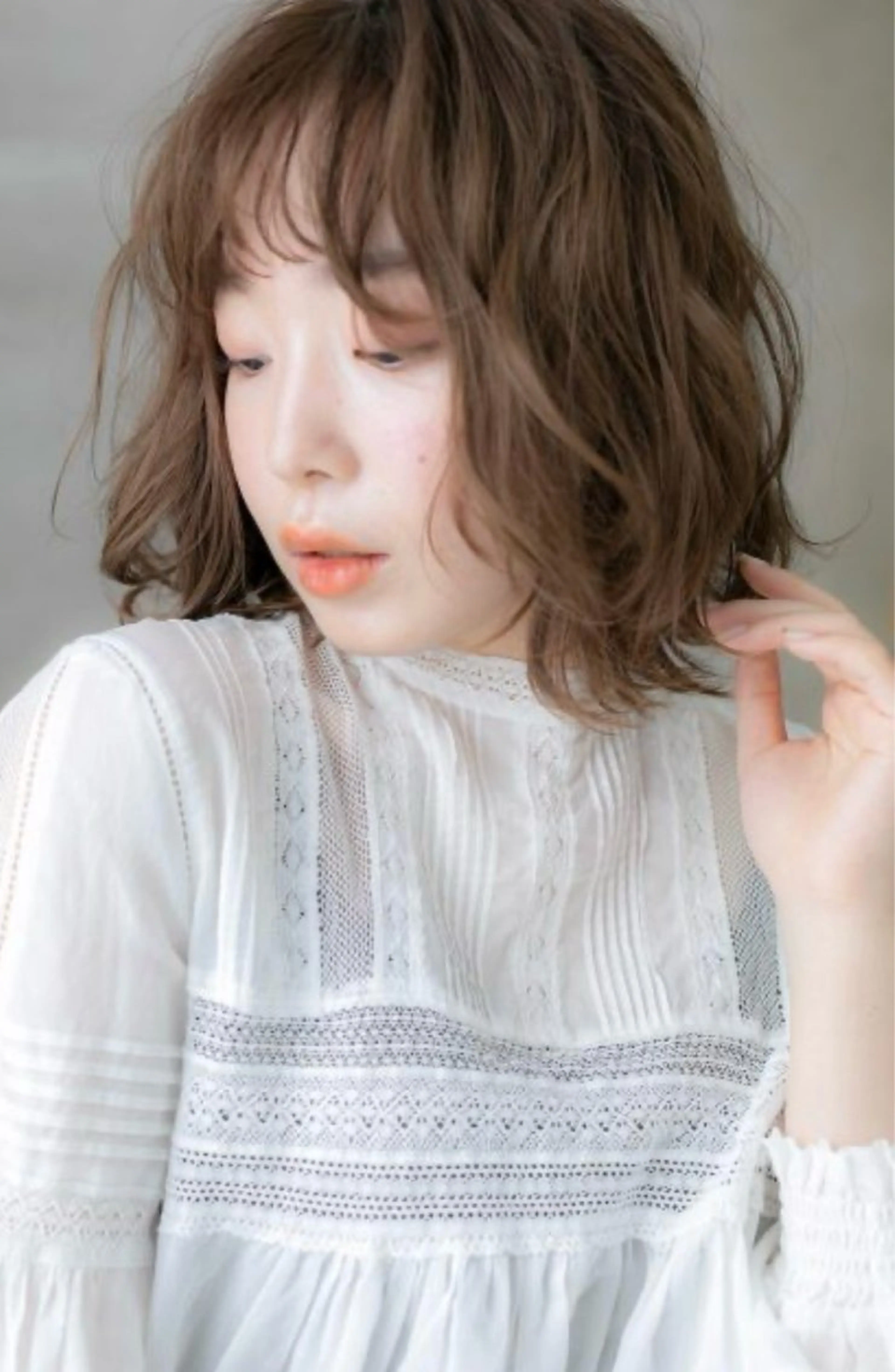 デザインカット＋コスメパーマ【ハンドドライで再現性👌】17380円→1540円の写真