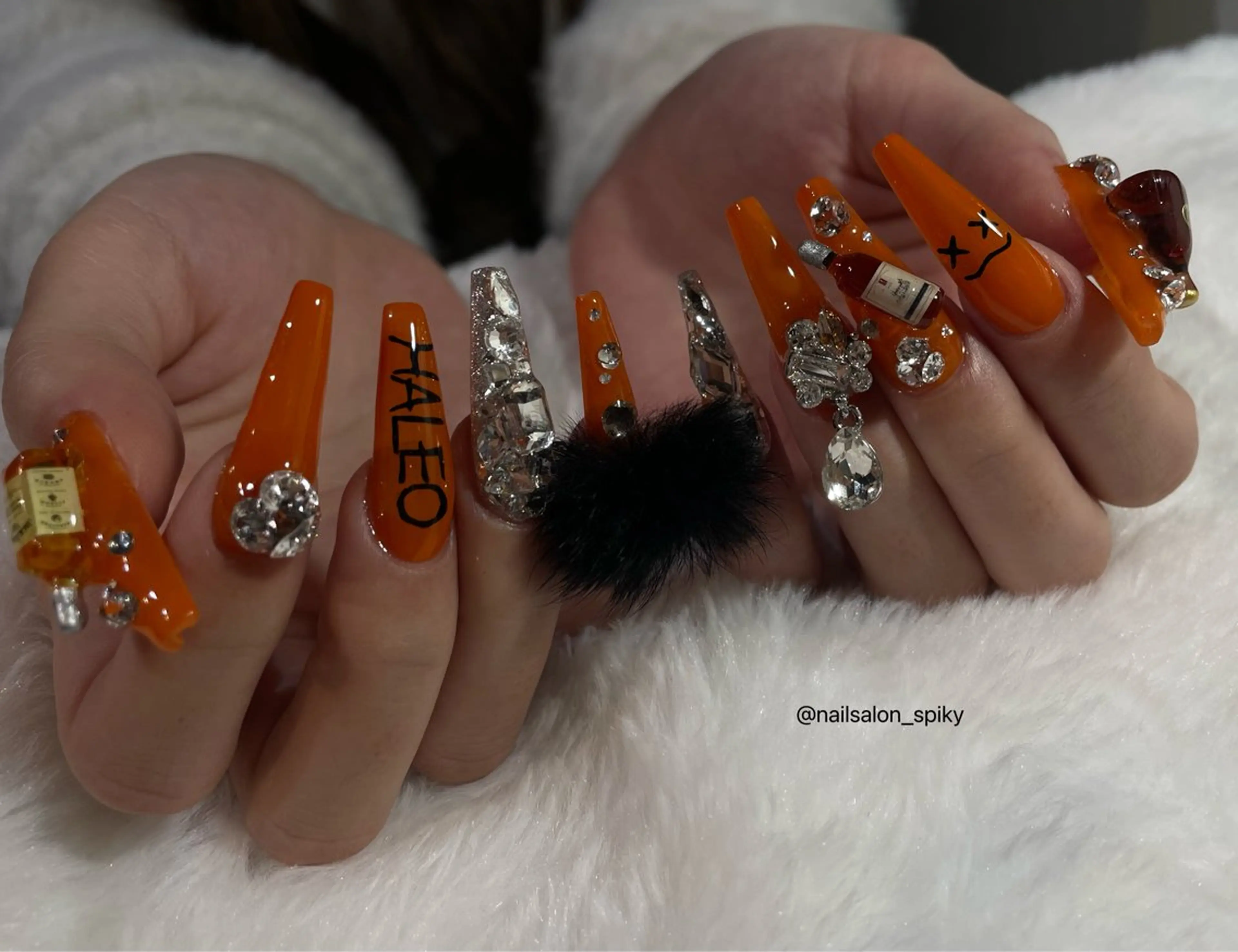 ネイル Spiky とうげ ふうかのネイルデザイン