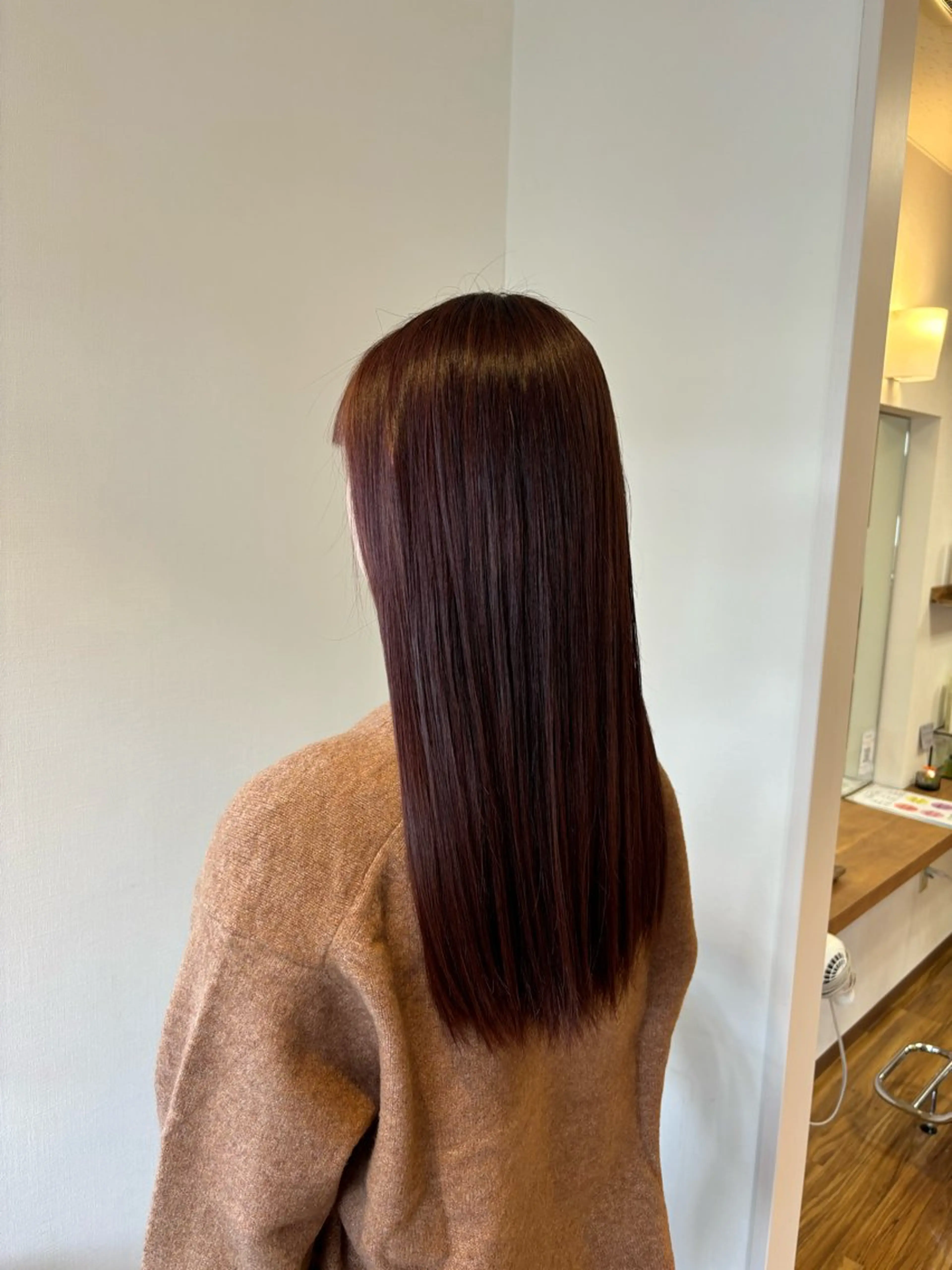 ロング ピンクブラウン ヘアカラー 【STORY】 NANAMI🍓のヘアスタイル