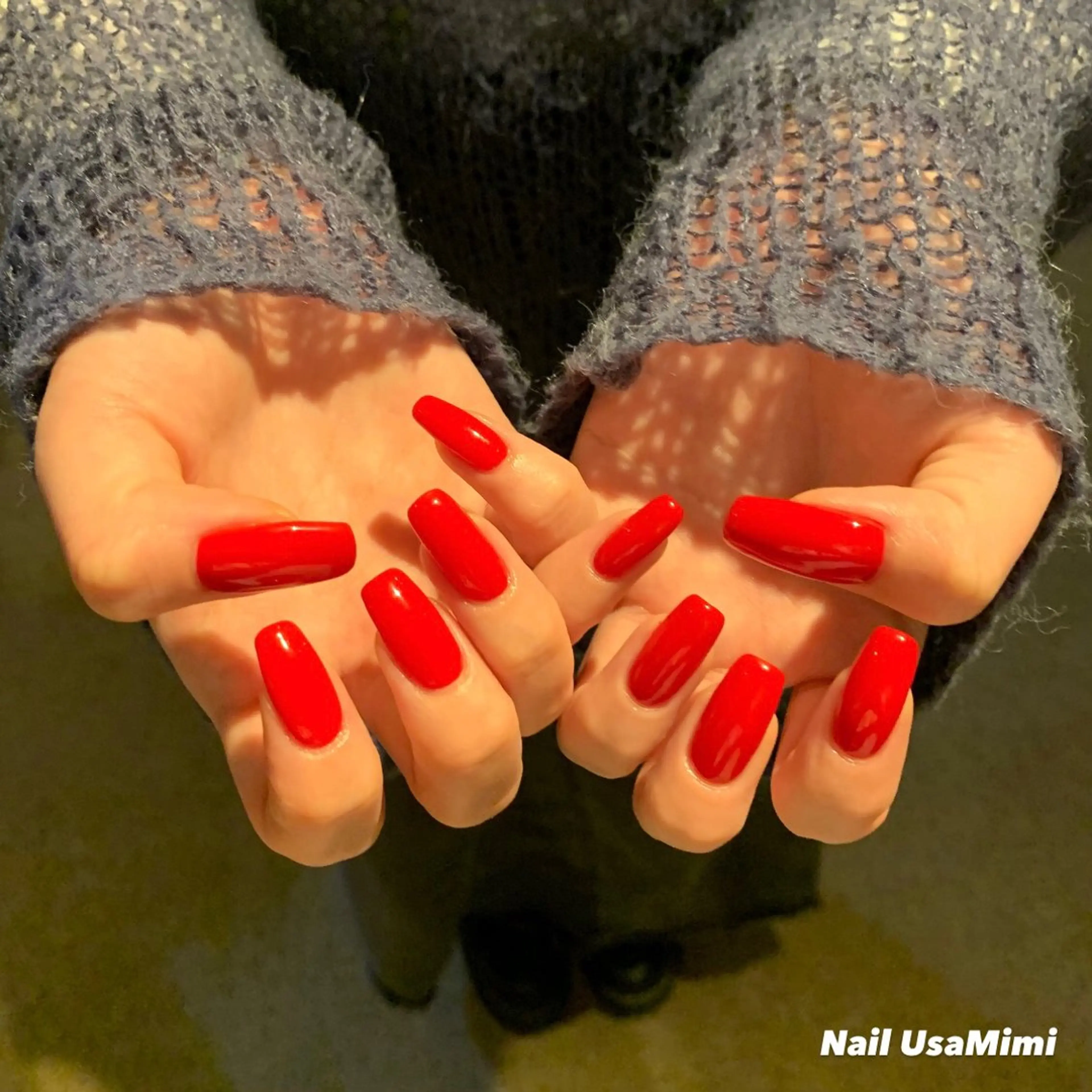 ネイル ジェルネイル マグネットネイル 持ち込み ワンカラーネイル パラジェル 本町ネイルNail UsaMimiのネイルデザイン