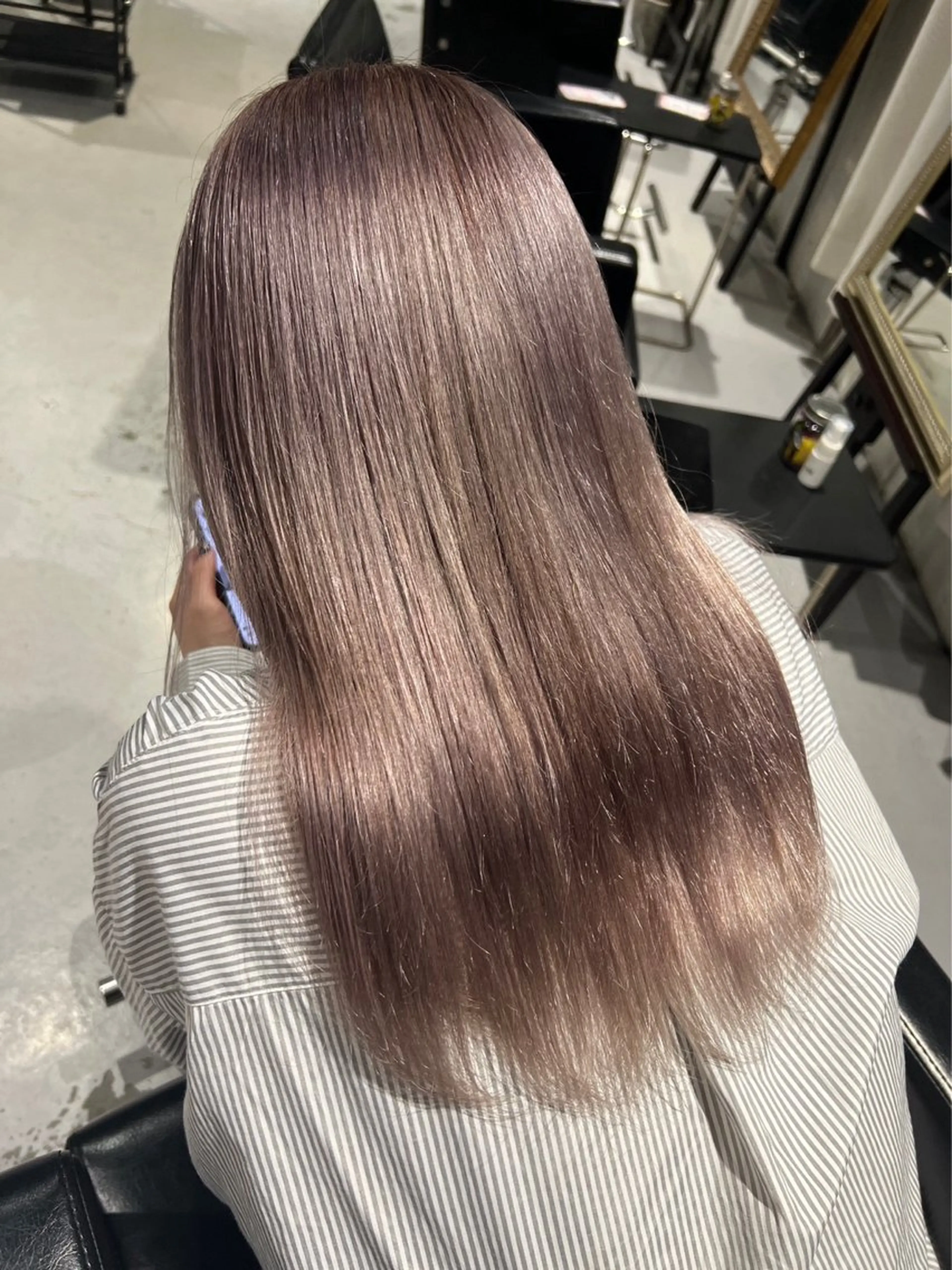 ロング カラー ベージュカラー シルバー inc新小岩 🌱MANAMIのヘアスタイル