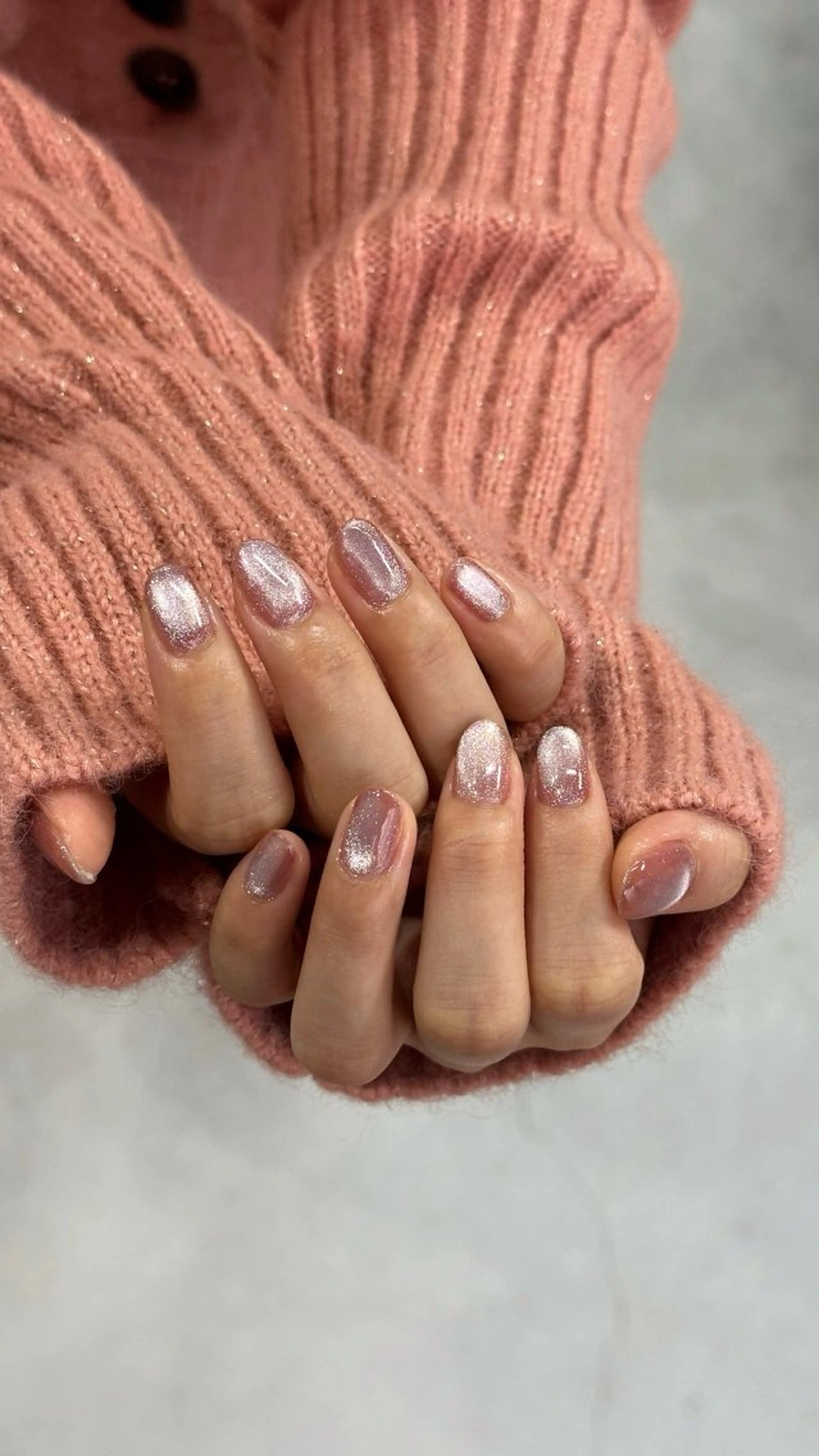 ネイル キラキラネイル マグネットネイル MISATO ネイリスト福岡/薬院のネイルデザイン