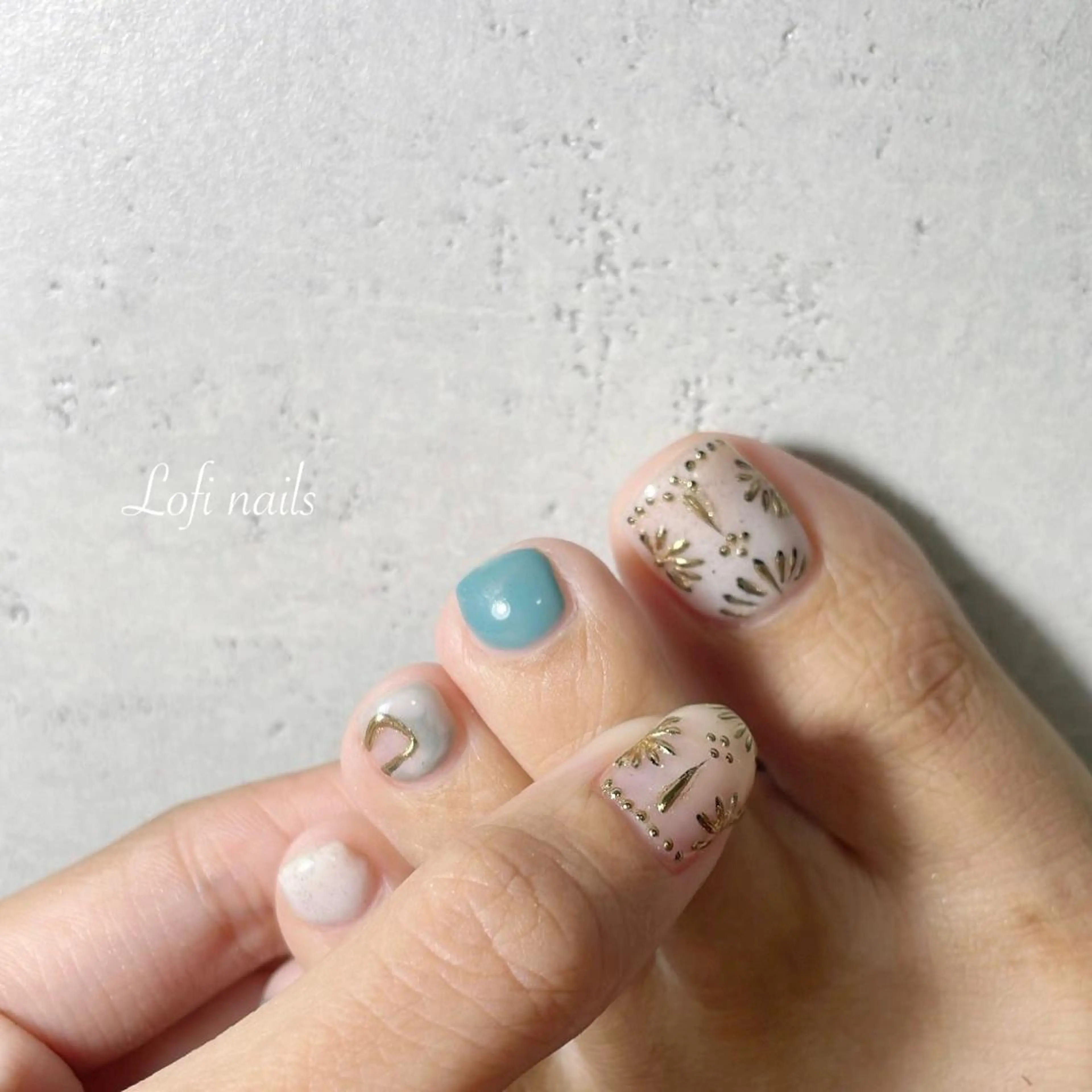 ネイル おそろいネイル Lofi nails ゆきこのネイルデザイン