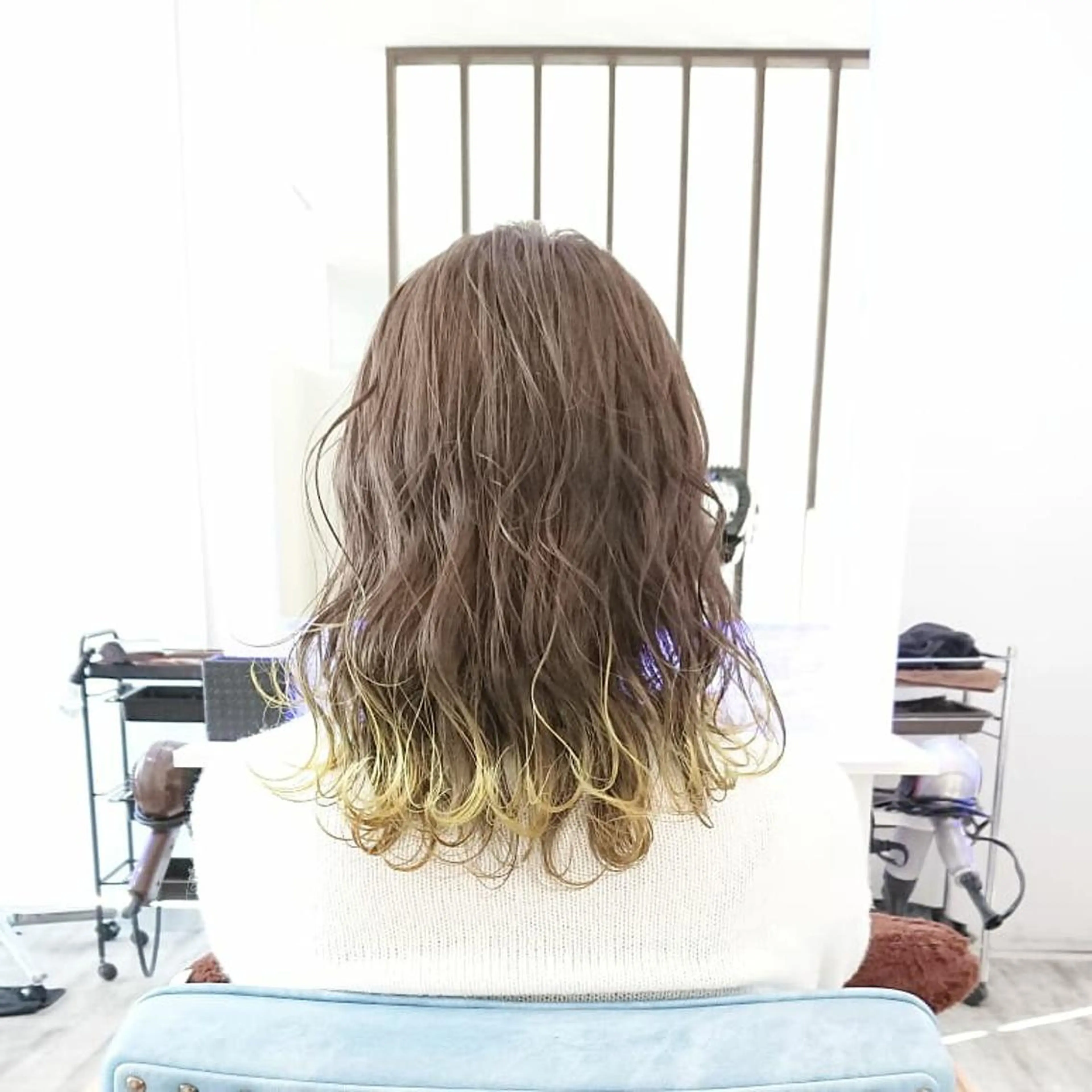 ミディアム カラー ヘアアレンジ 小林 伸行のヘアスタイル