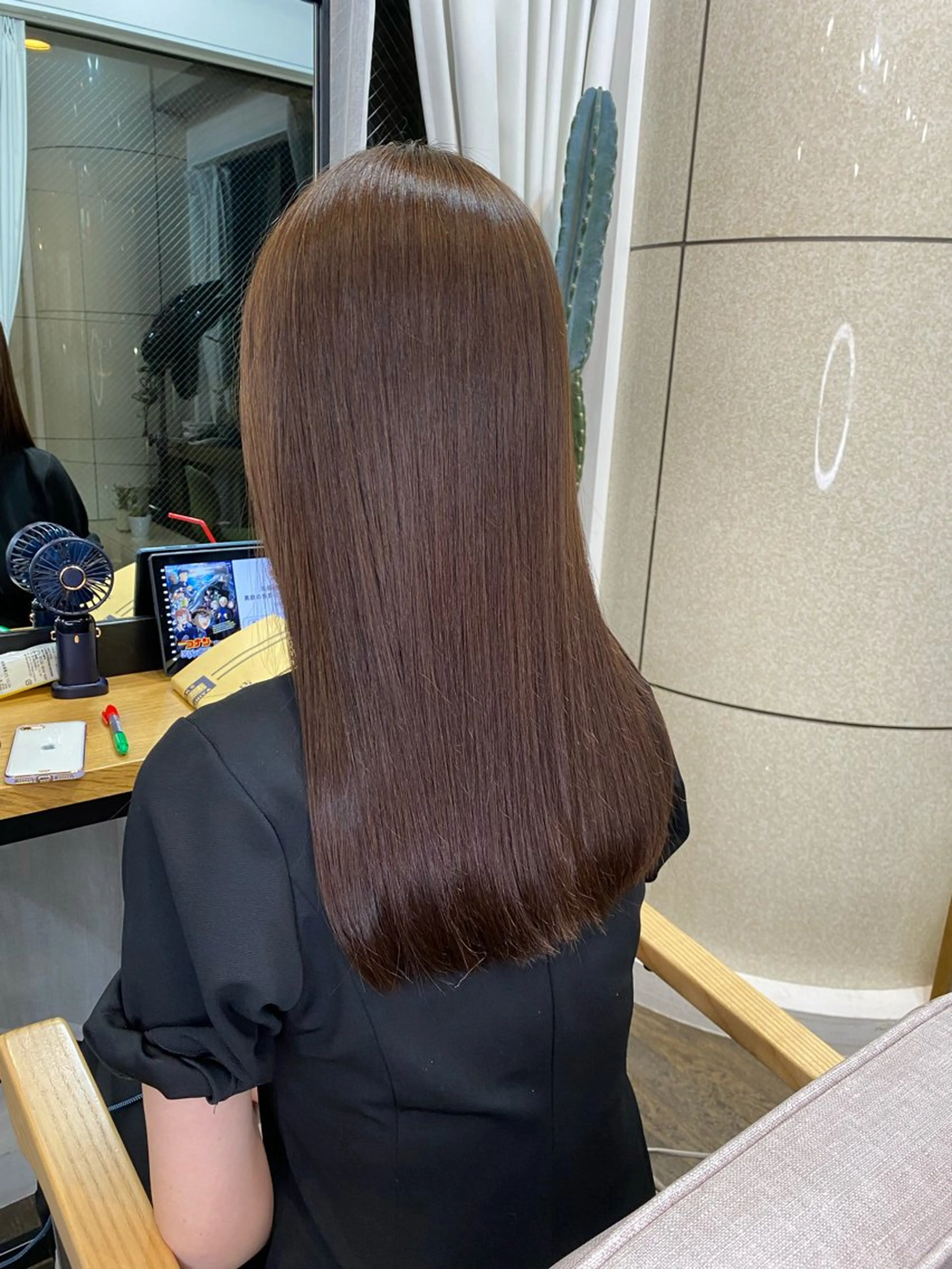 セミロング パーマ 縮毛矯正 トリートメント 統括マネージャー/ 髪のドクター/前原悟のヘアスタイル