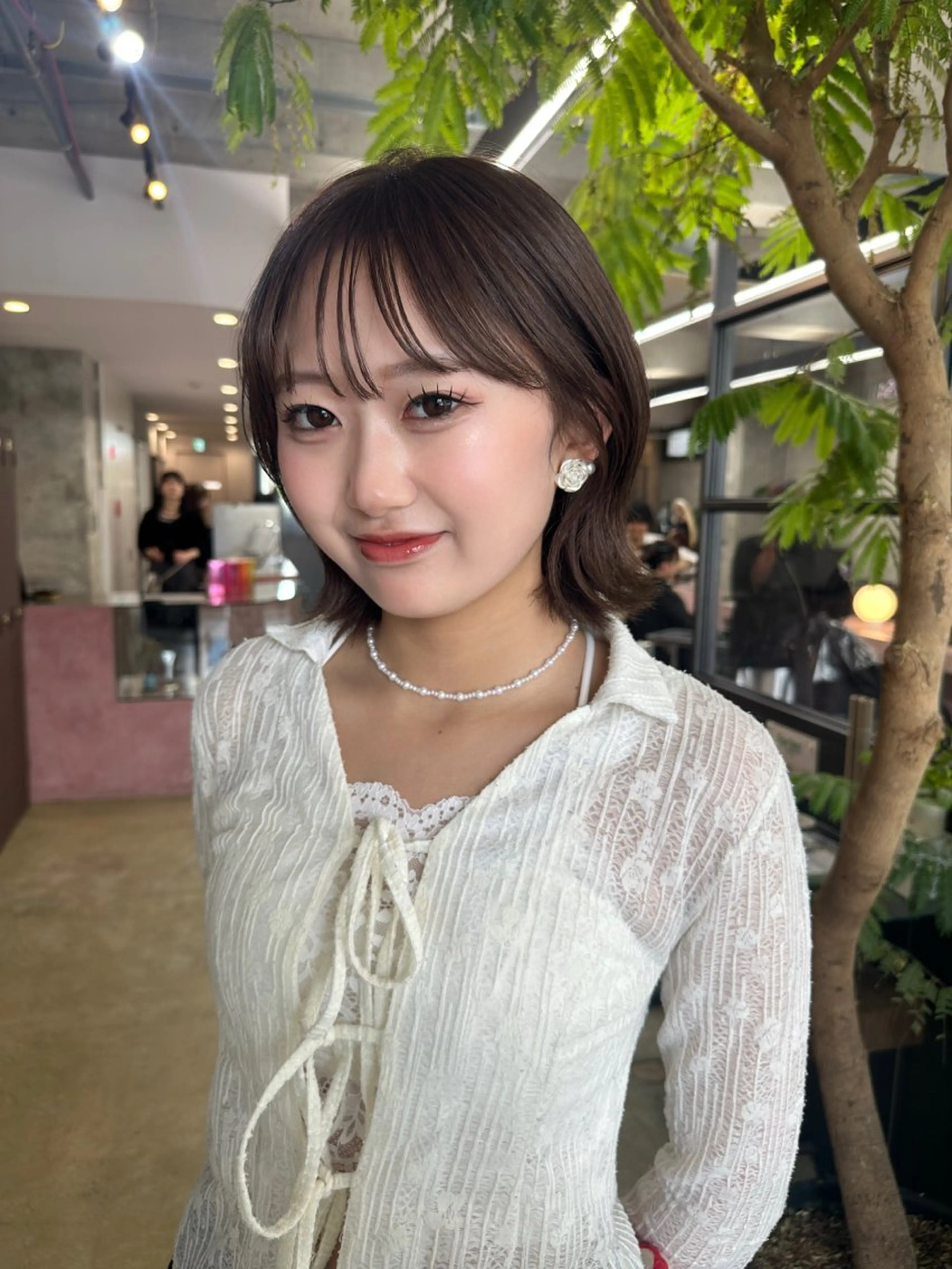 【⭐️ミディアム限定⭐️】ワンカラー➕ Aujuaトリートメントの写真