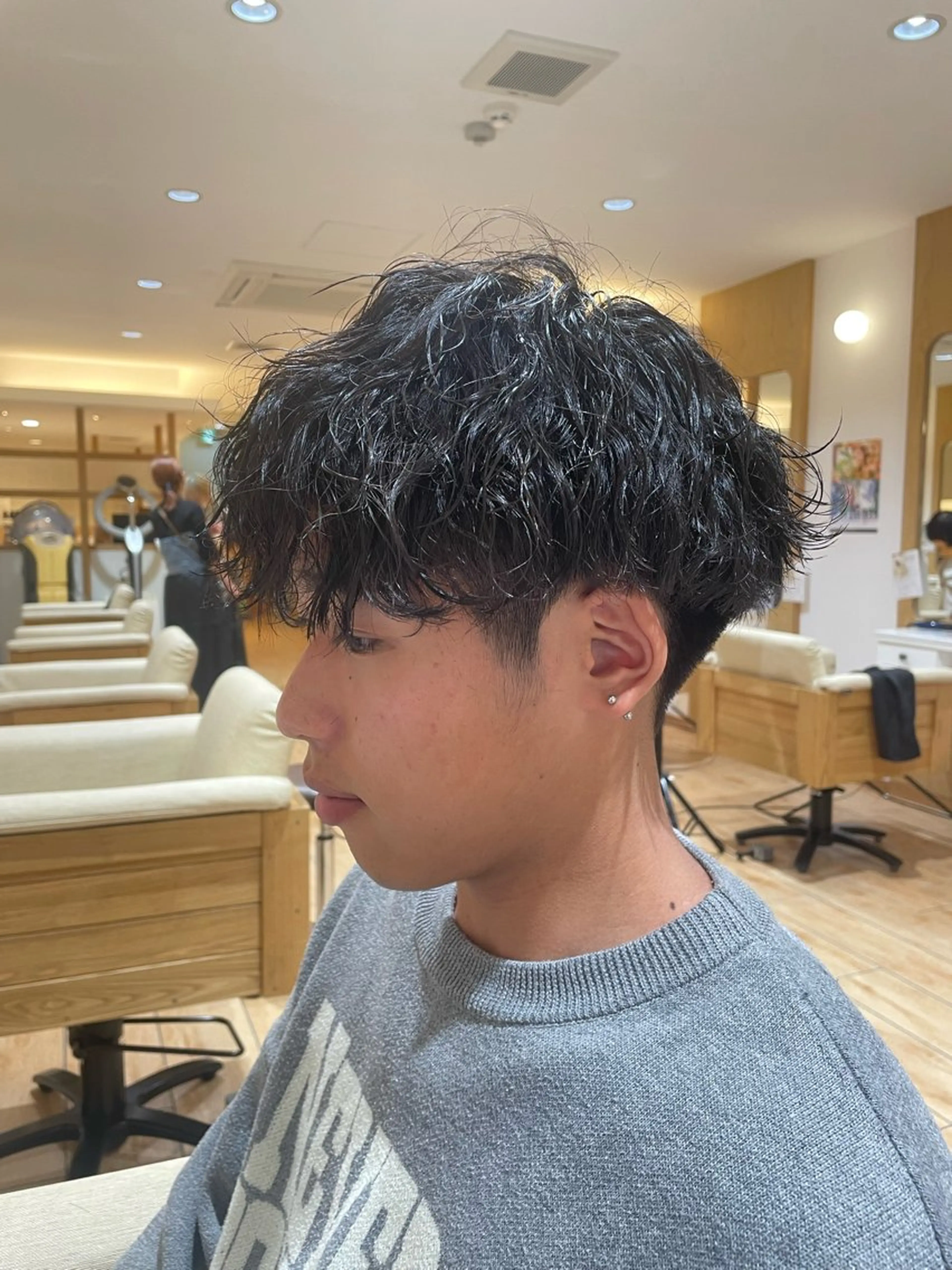 【メンズ限定✨】デザインカット＋特殊パーマ🧬の写真