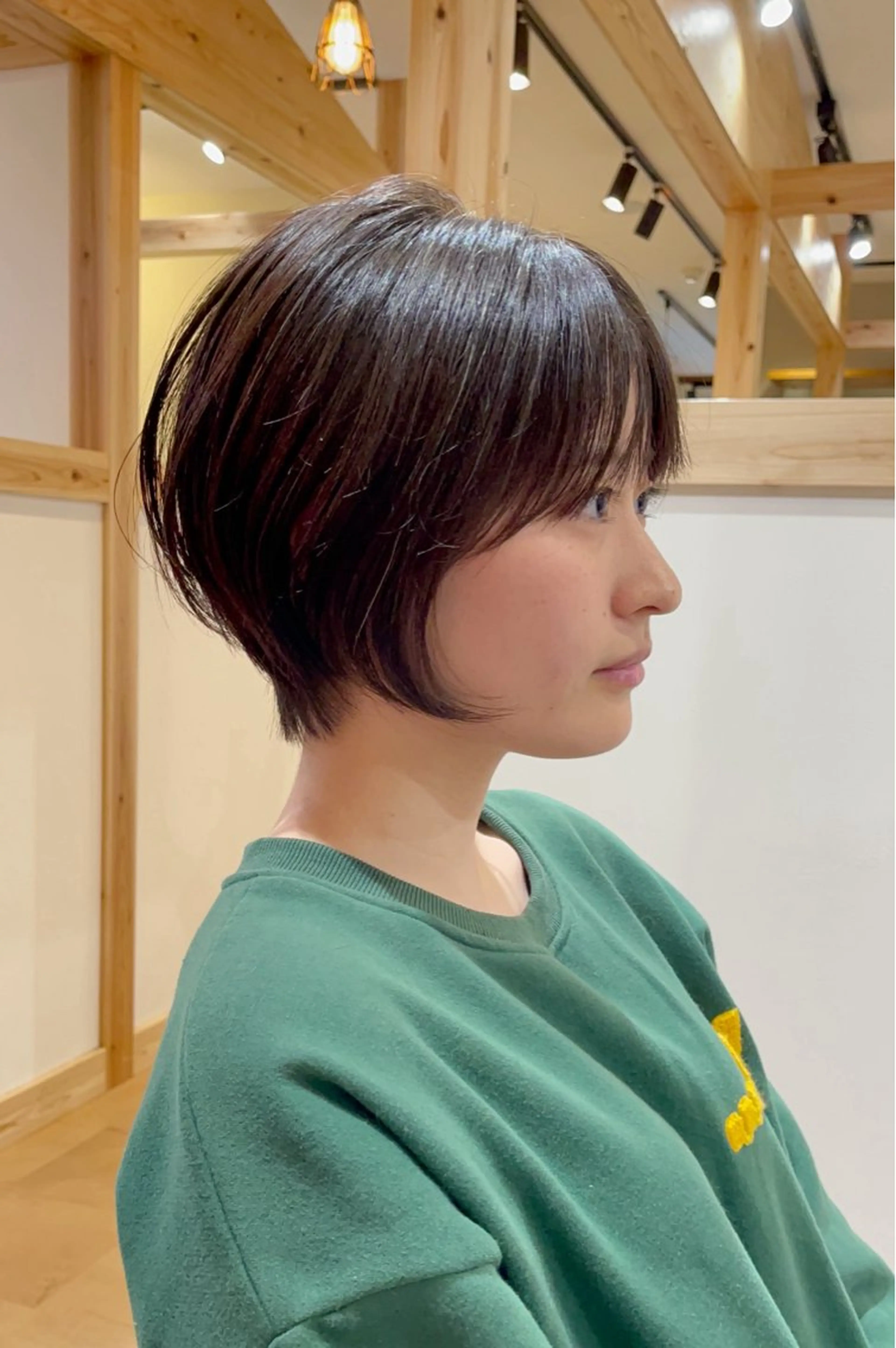 ショート ショートヘア 山口里莉 /パーマモデル募集のヘアスタイル