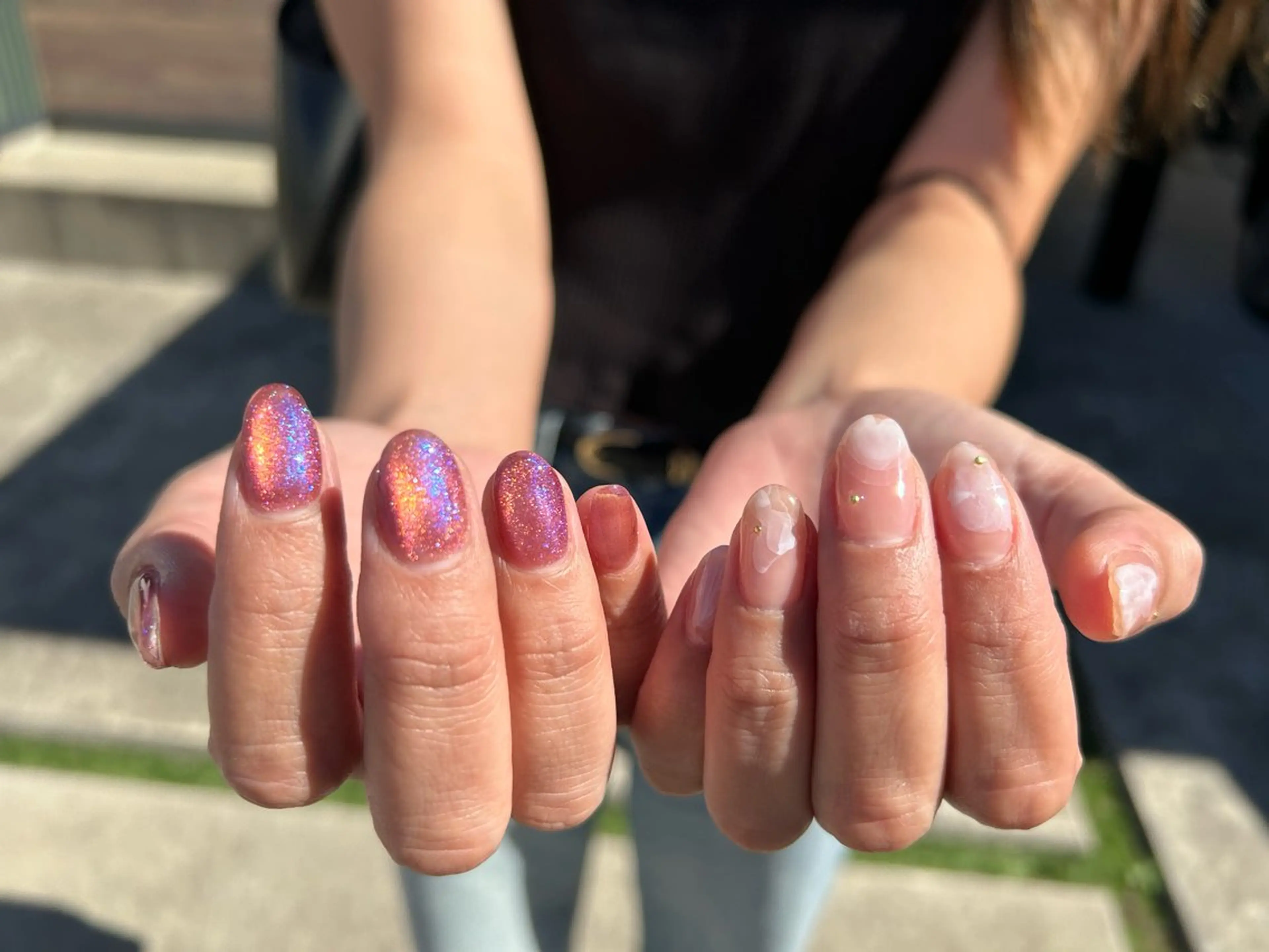 ネイル ハンドネイル takara nail所属・takara射水高岡 マグネット韓国ポップのネイルデザイン