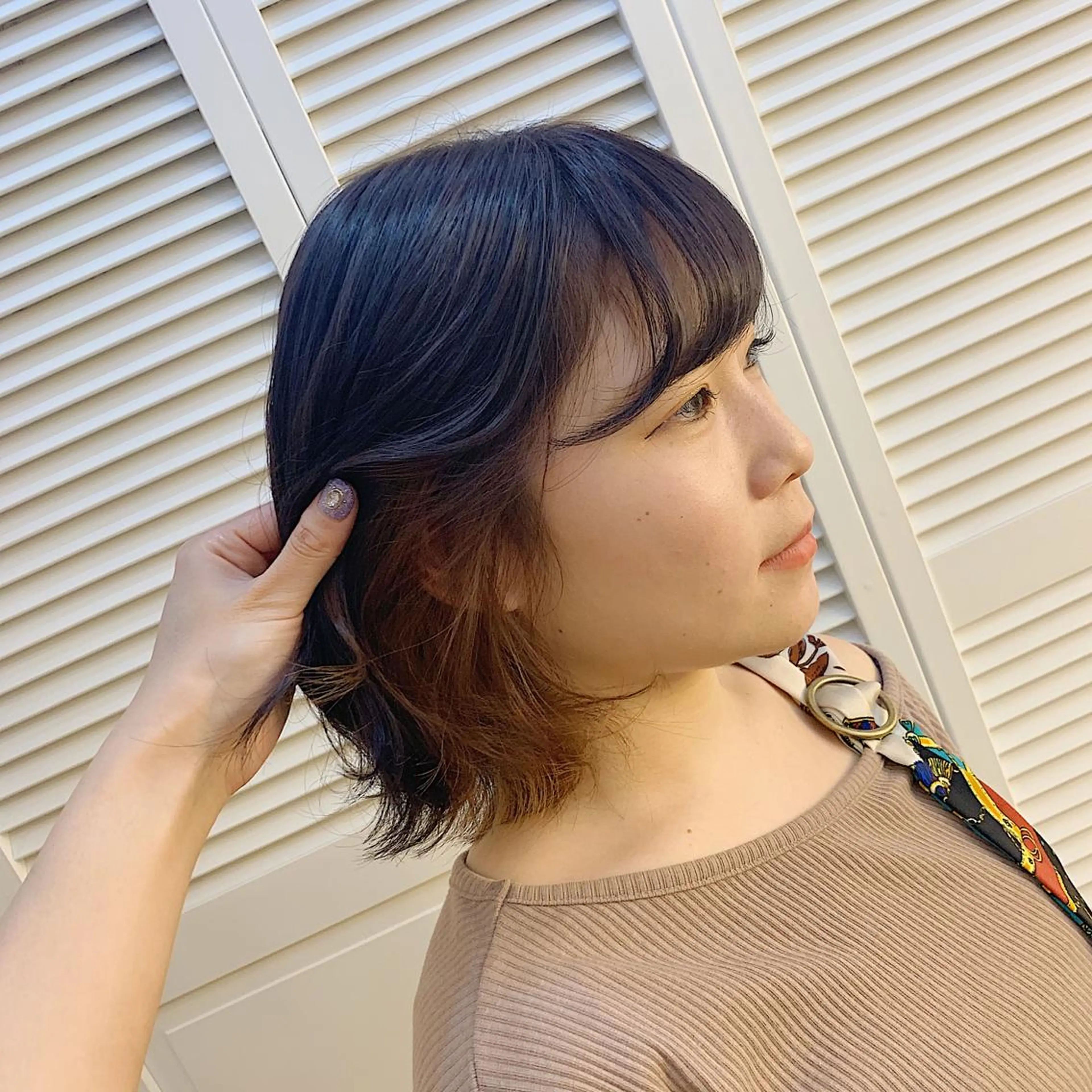 ミディアム カラー GO TODAY SHAiRE SALON 町田店所属・🫧大森 知夏🫧のヘアスタイル