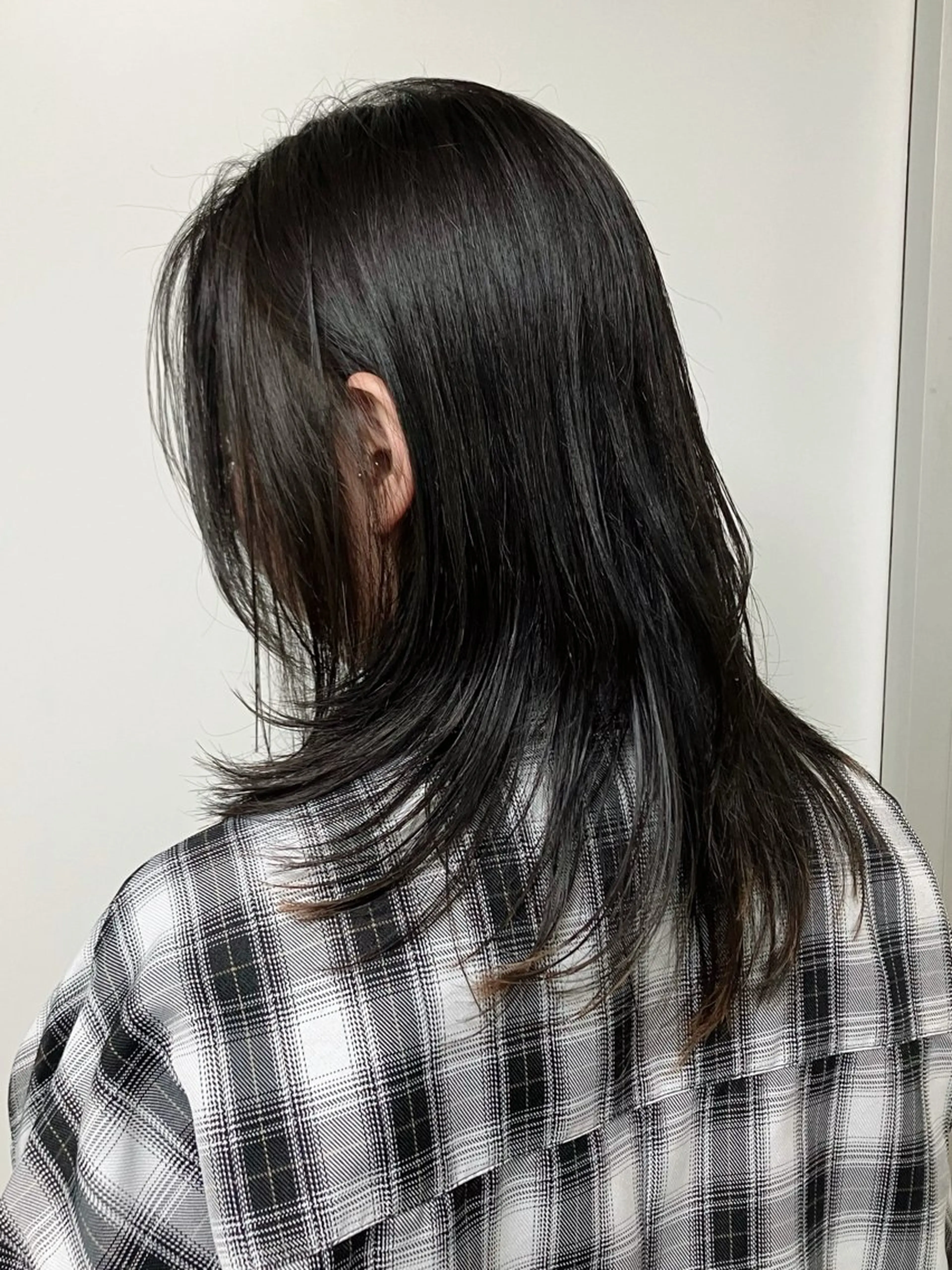 セミロング ショートボブ ボブ レイヤーカット 似合わせカット ウルフカット moriofromlondon原宿本店所属・fumikaブリーチ /ウルフのヘアスタイル