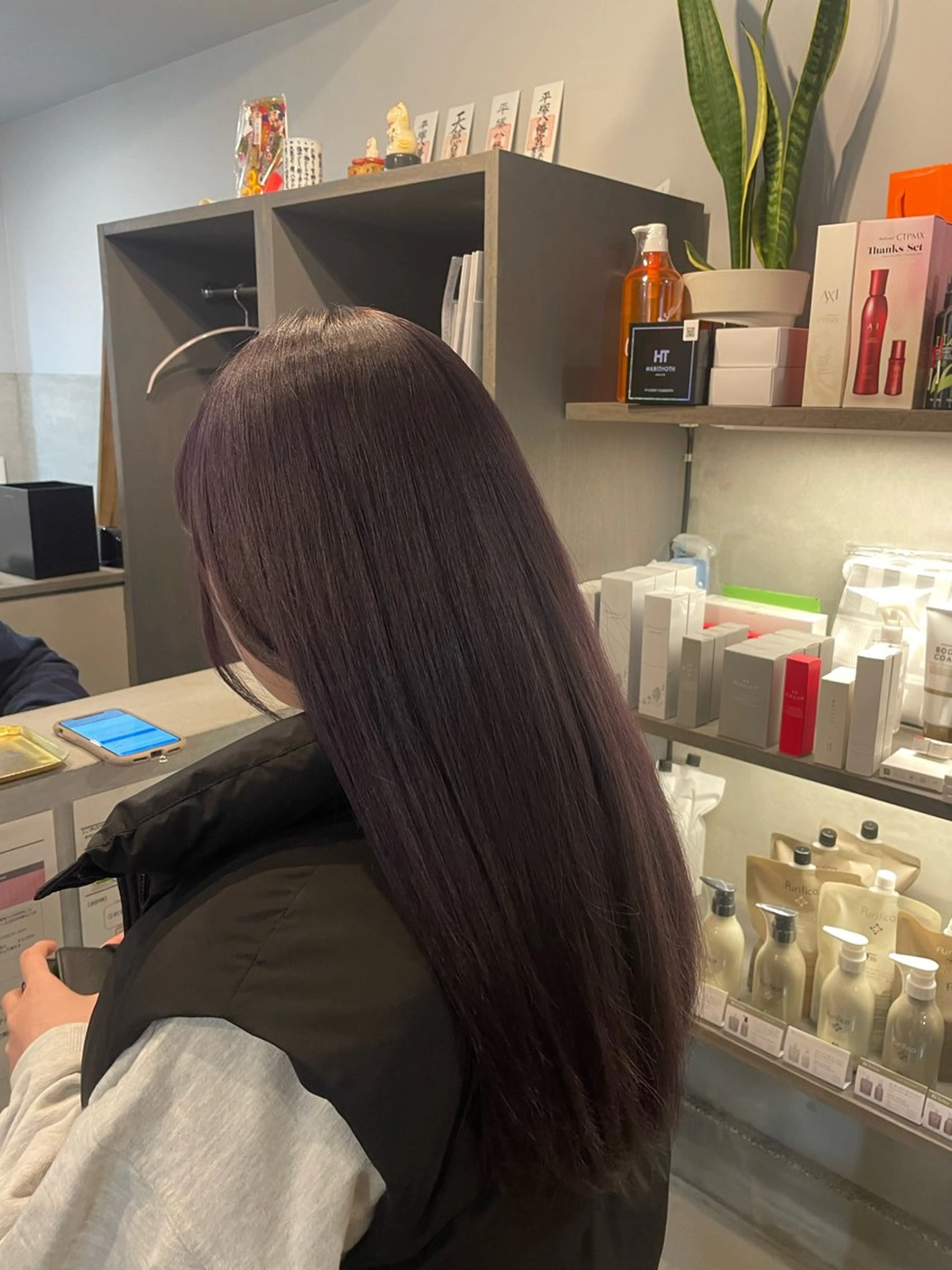 ロング カラー ブリーチ ラベンダーカラー ヘアカラー 髪質改善/縮毛矯正/ 艶カラーASAYAのヘアスタイル