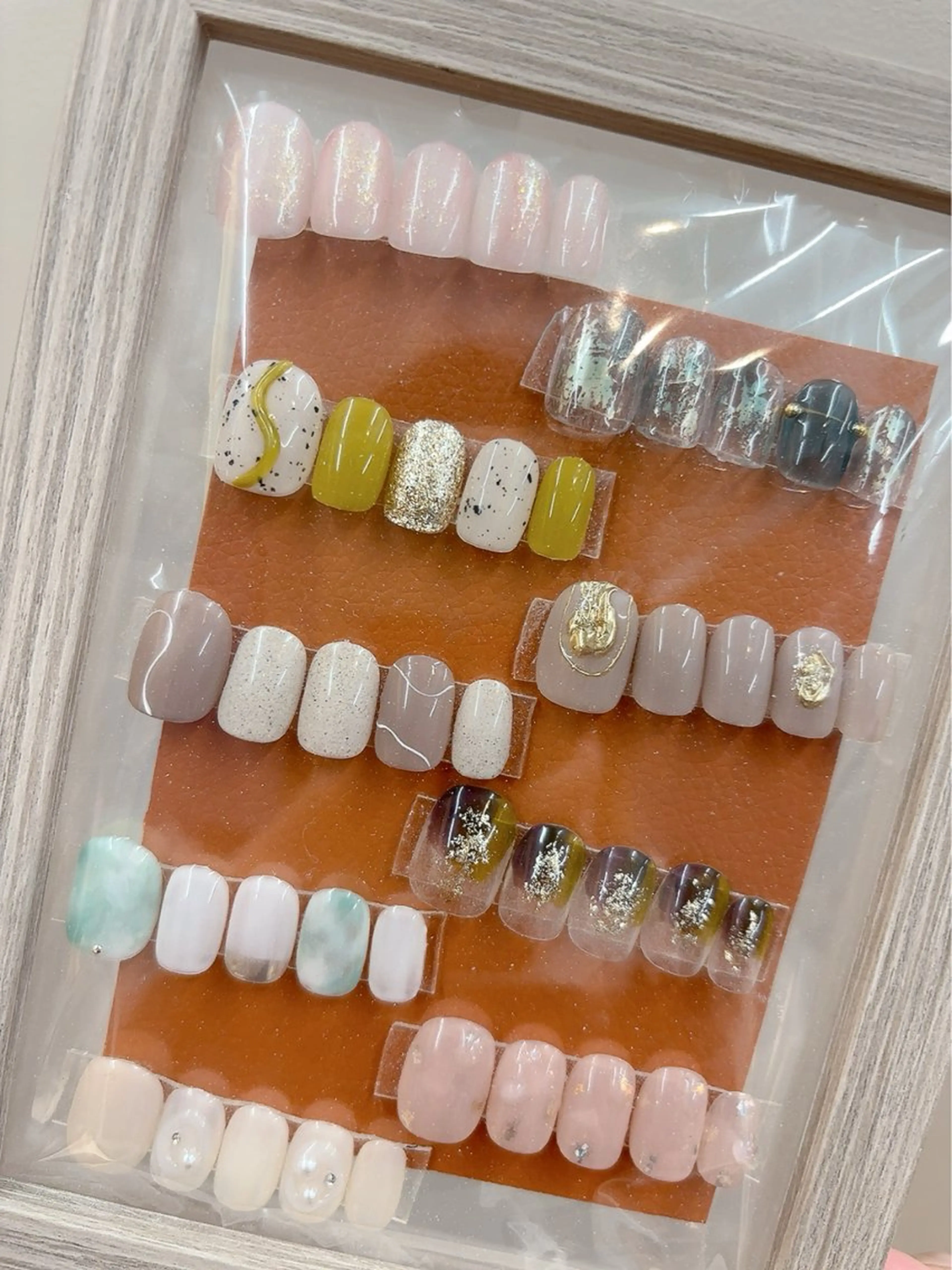 ネイル アートネイル ニュアンスネイル シンプルネイル yui △TRIOSのネイルデザイン