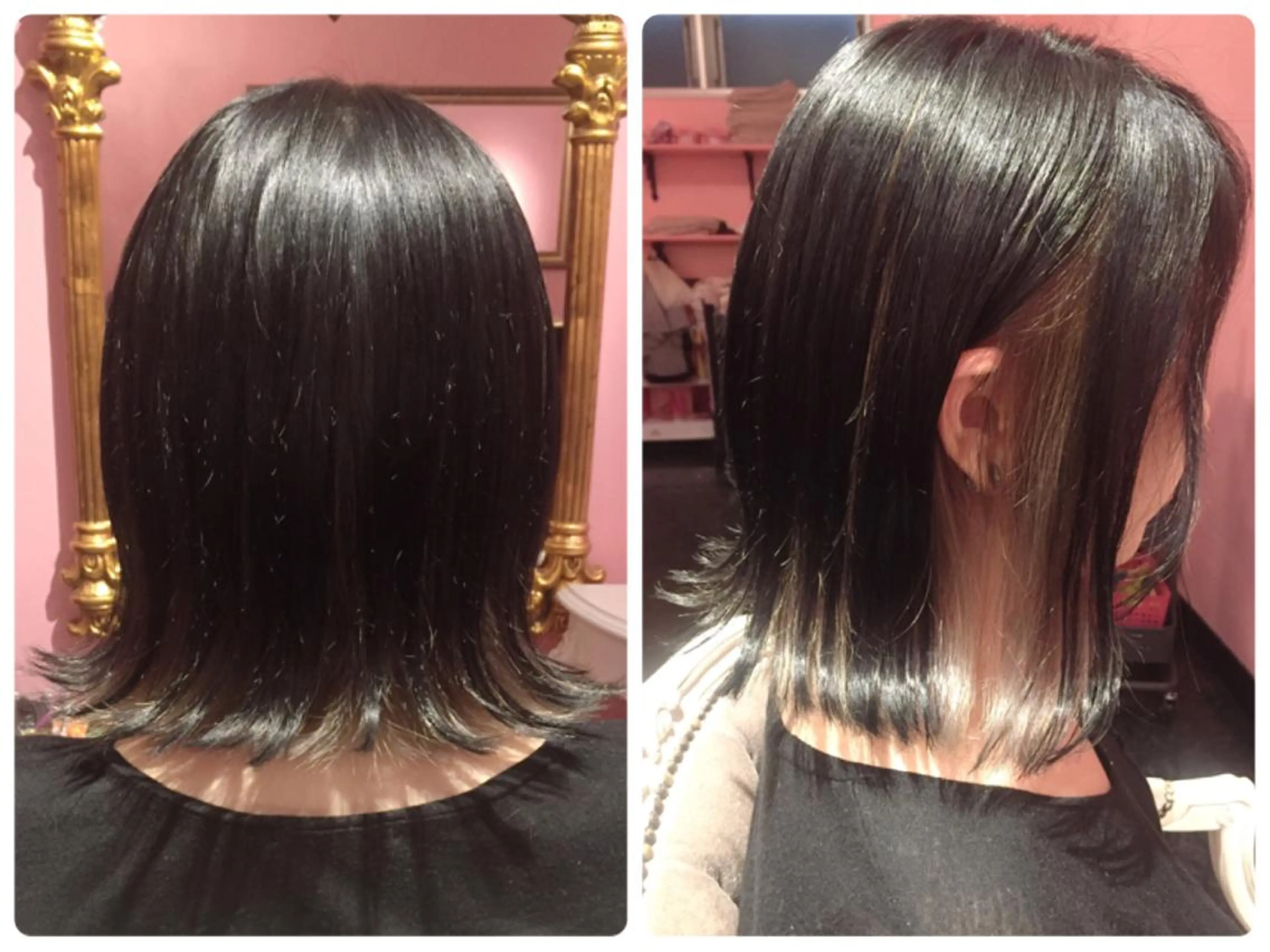 ショート カラー アッシュ 黒髪 ホワイトアッシュ ILu.所属・櫻井 愛弓のヘアスタイル