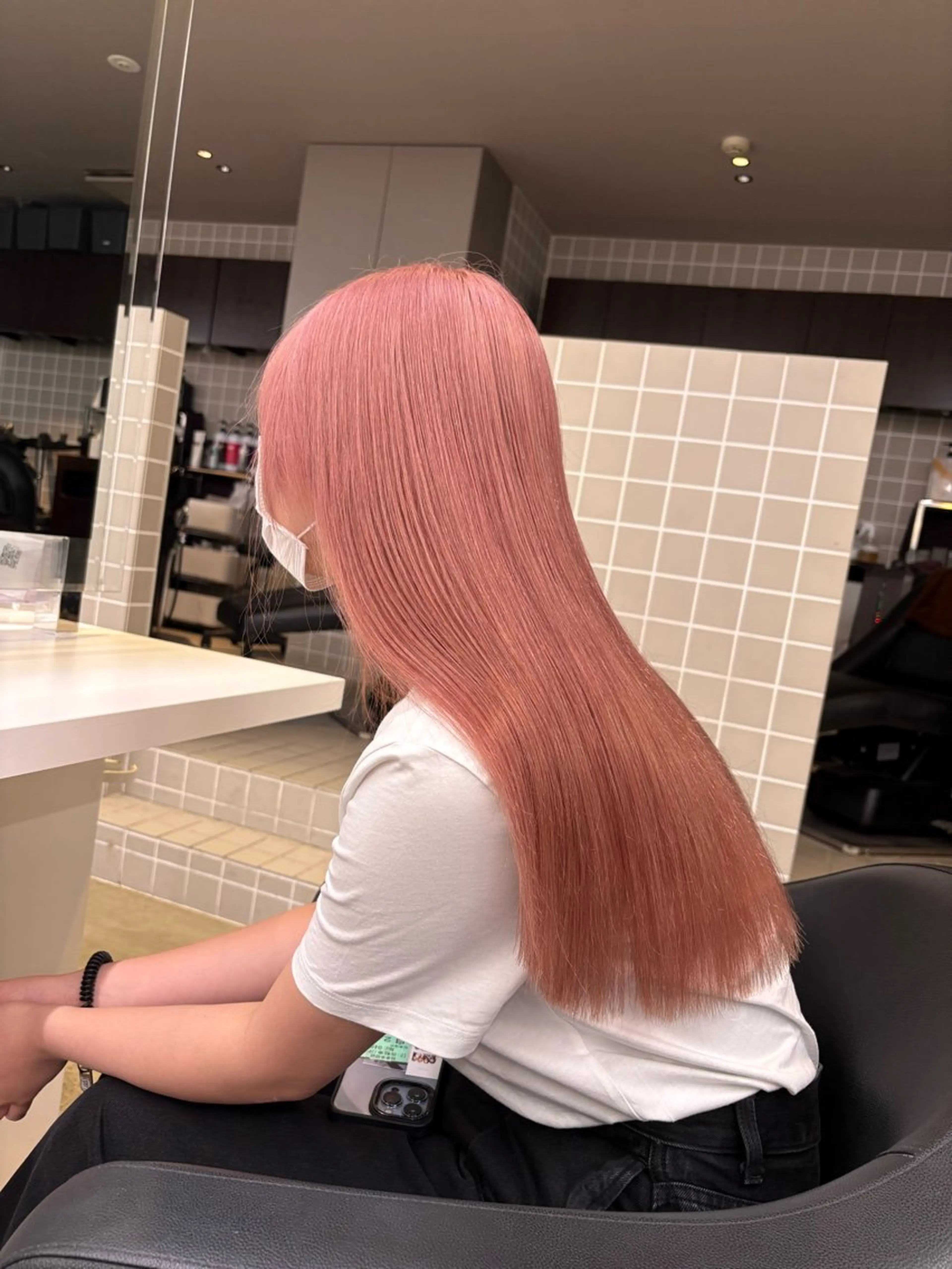 カラー ヘアカラー トリートメント 透明感ベージュ🤎 ナチュラルレイヤーのヘアスタイル