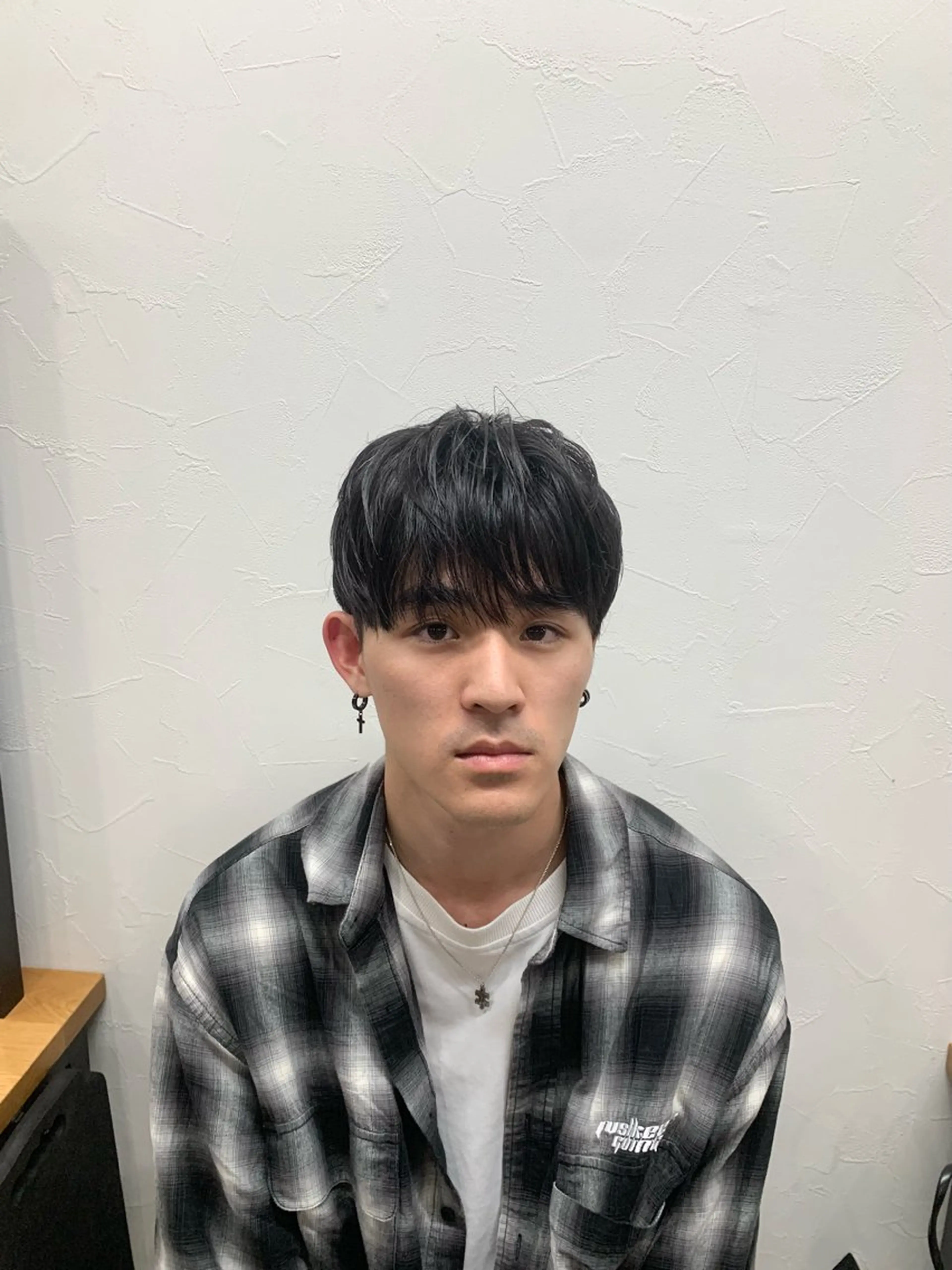 メンズ マッシュ シースルーマッシュ 深野 ちさとのヘアスタイル