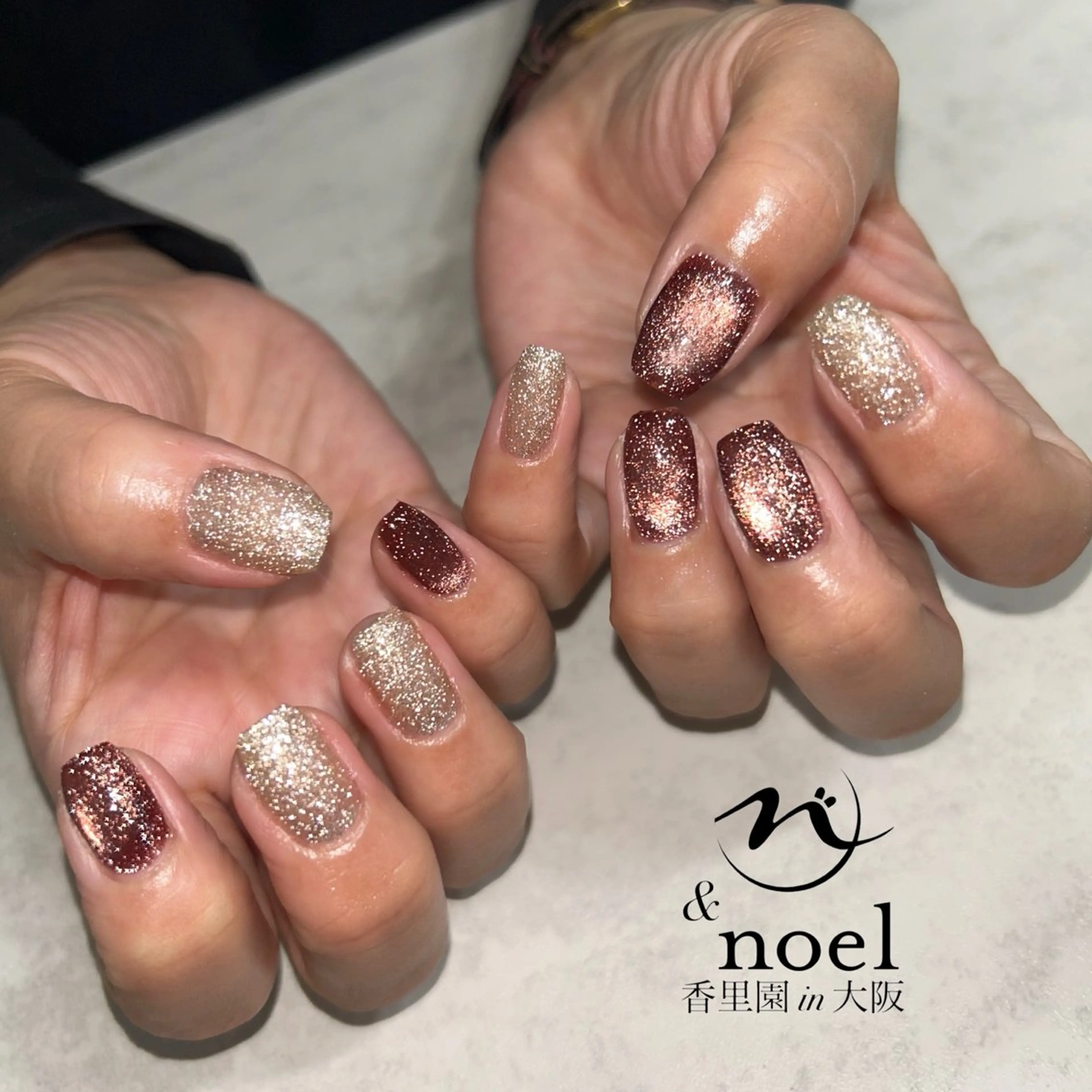 ネイル フラッシュネイル フラッシュマグ ハンドネイル Nailsalon  &Noel所属・もも 🍑のネイルデザイン