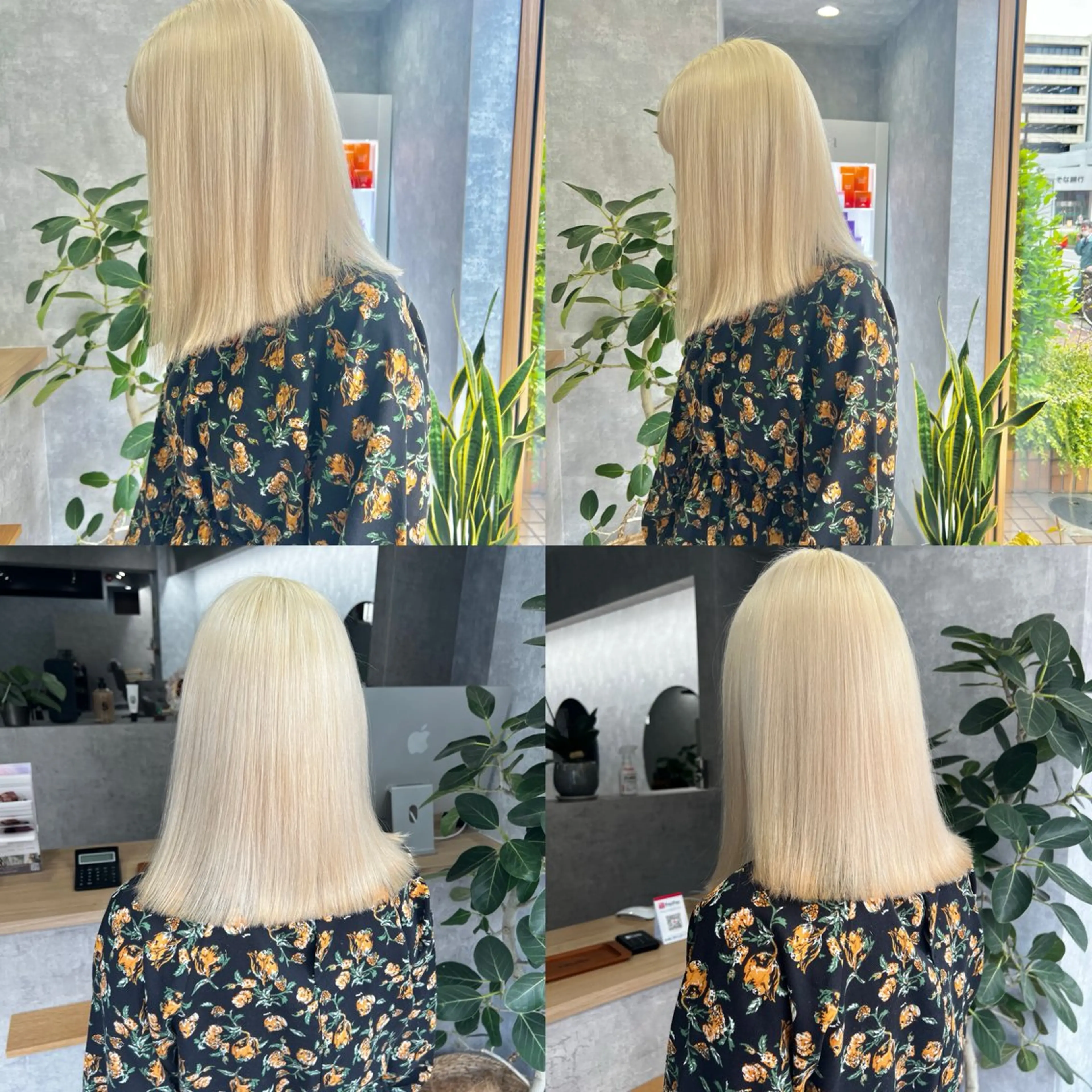 メンズ限定メニューブリーチし放題／カラー無料＆トリートメントに【刈り上げカット付き✂️）の写真