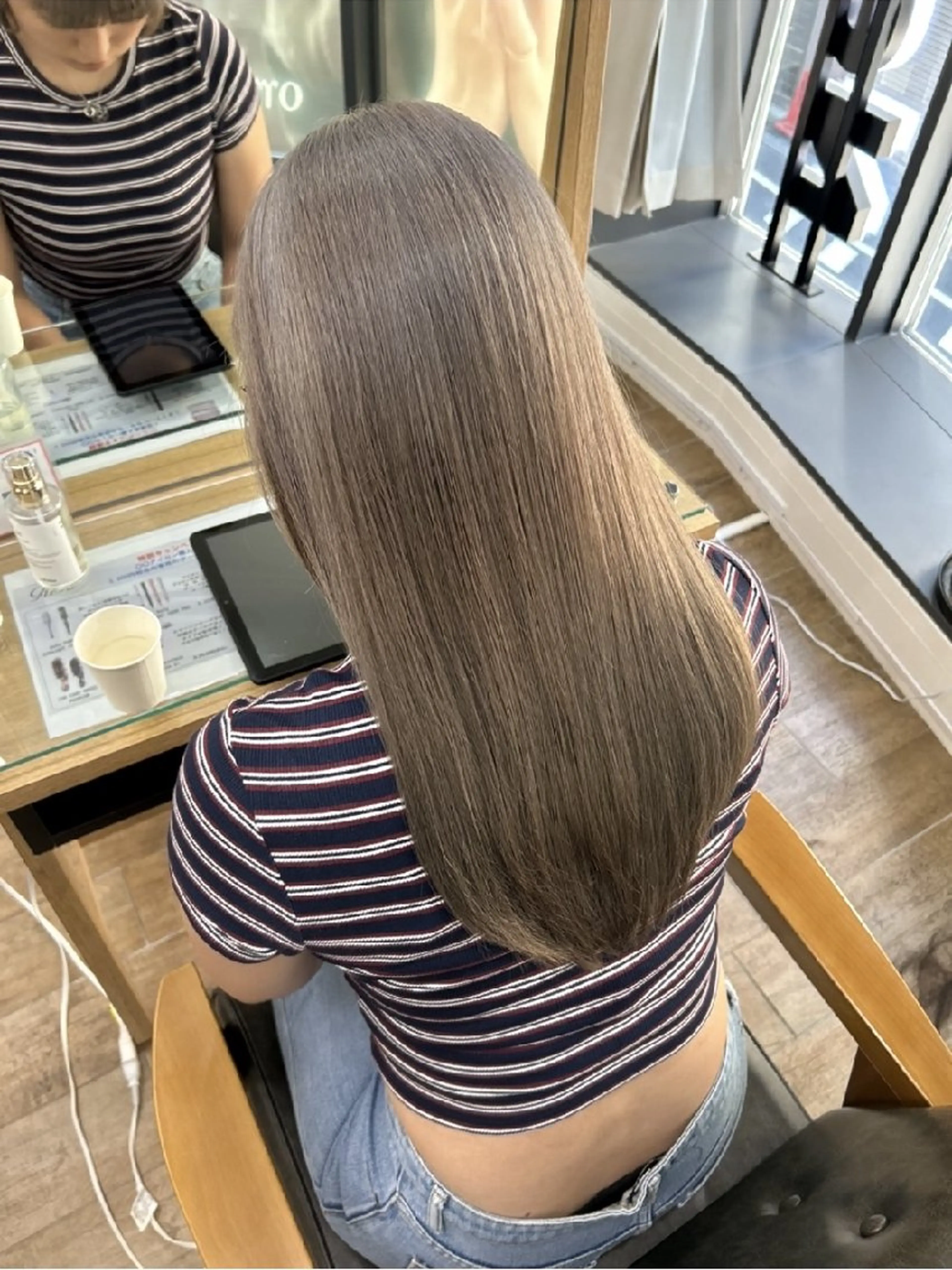 カラー ヘアカラー 韓国風ヘアカラー🩵 Rimina💜🪽のヘアスタイル