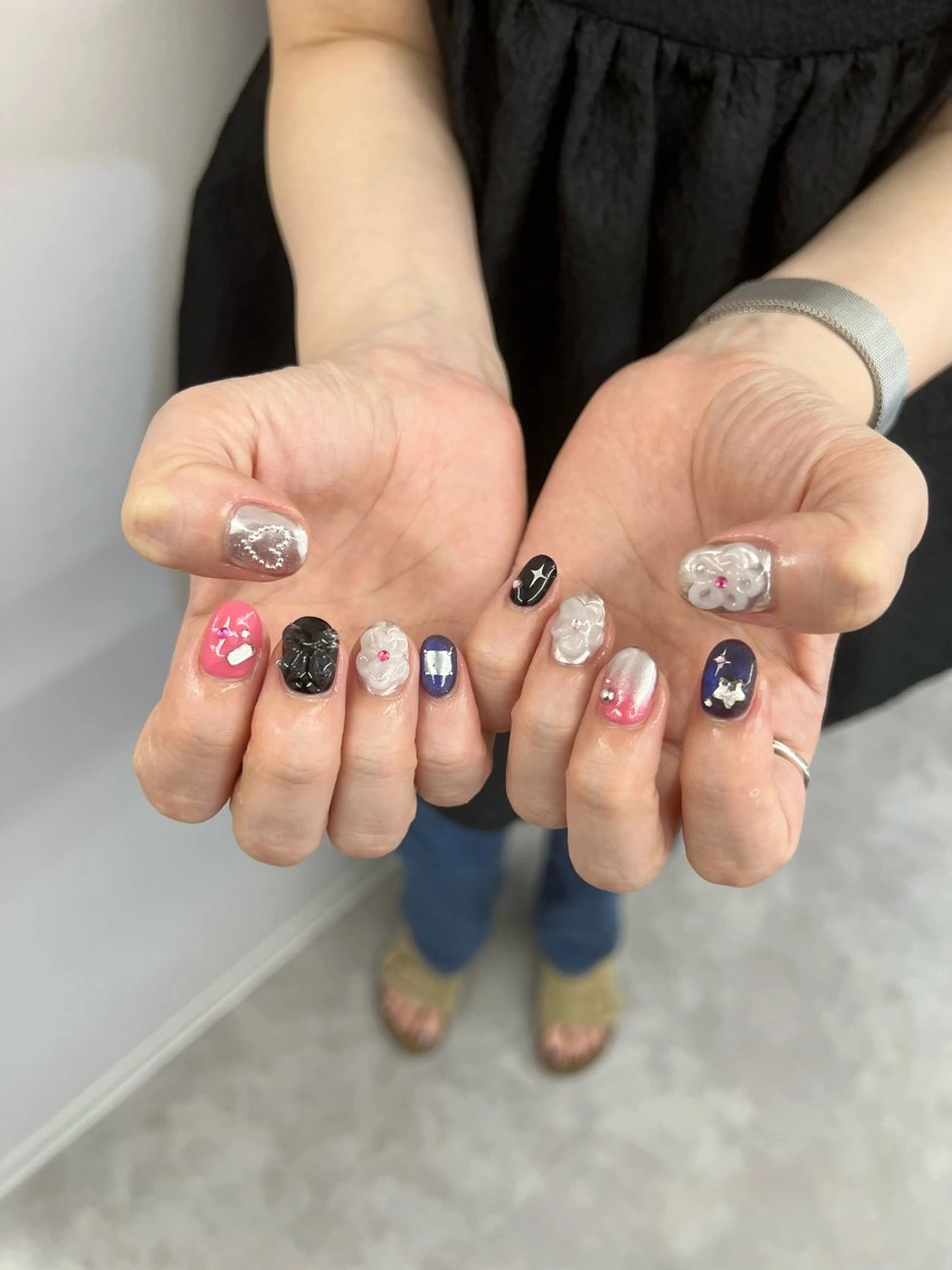 ネイル ジェルネイル 韓国ネイル マグネットネイル ニュアンスネイル パラジェル ハンドネイル ハンドケア Bana_ Nailのその他イメージ