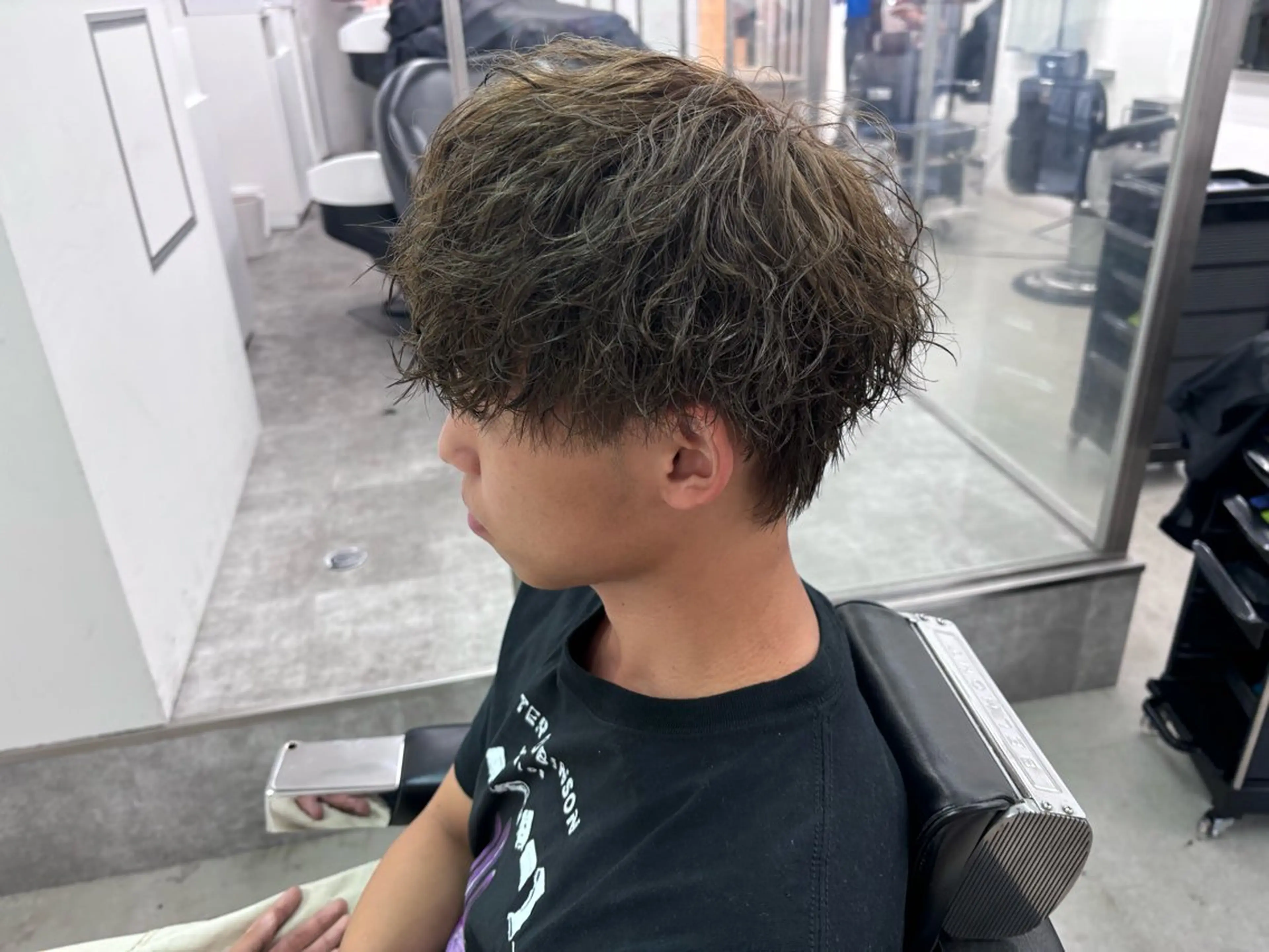 パーマ メンズ カット パーマ トリートメント 土岐 仁/メンズ専門 パーマ特化美容師🌀のヘアスタイル