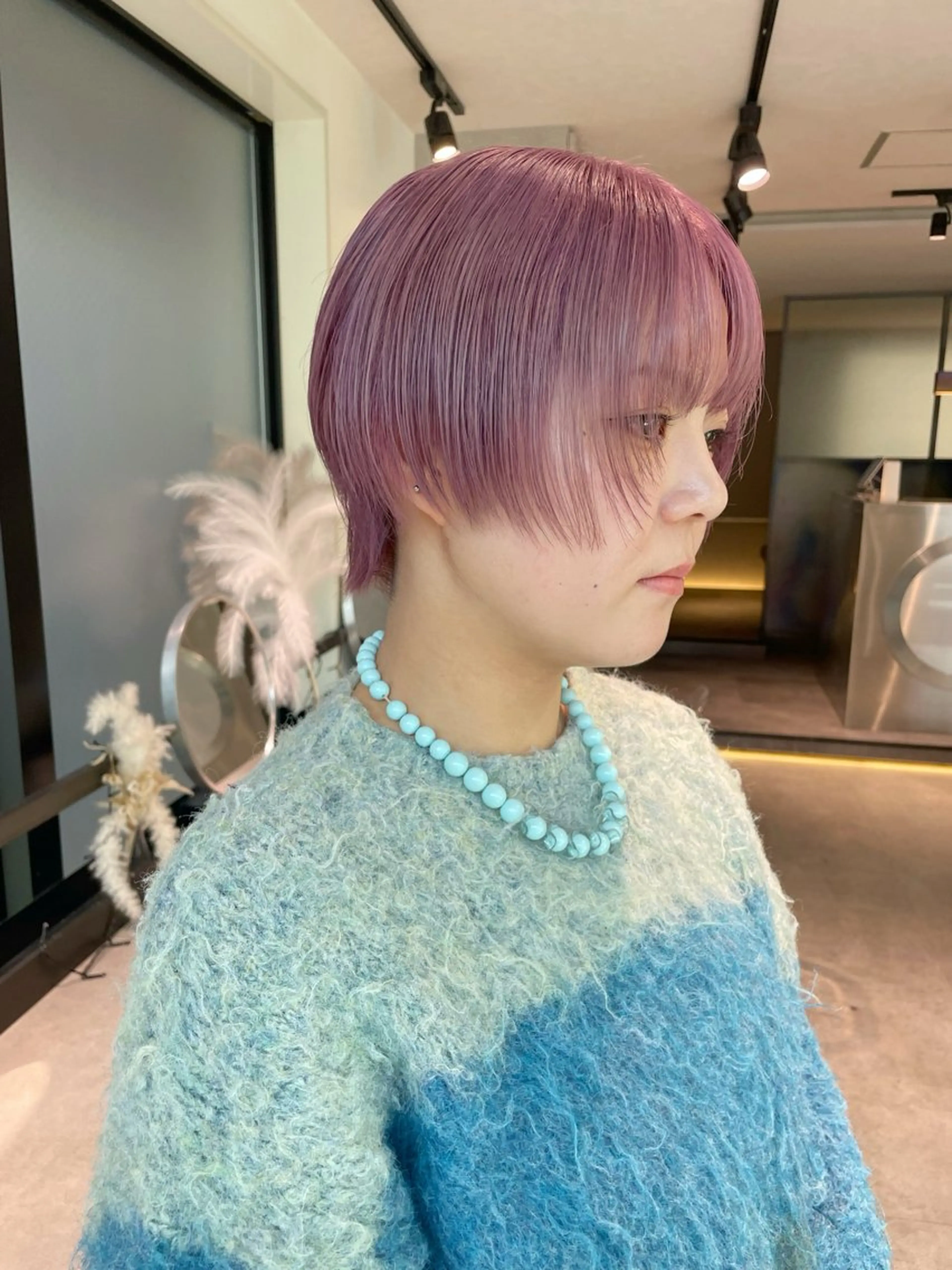 ショート GO TODAY SHAiRE SALON 原宿本店所属・REINA/ブリーチ /ハイトーン/原宿のヘアスタイル