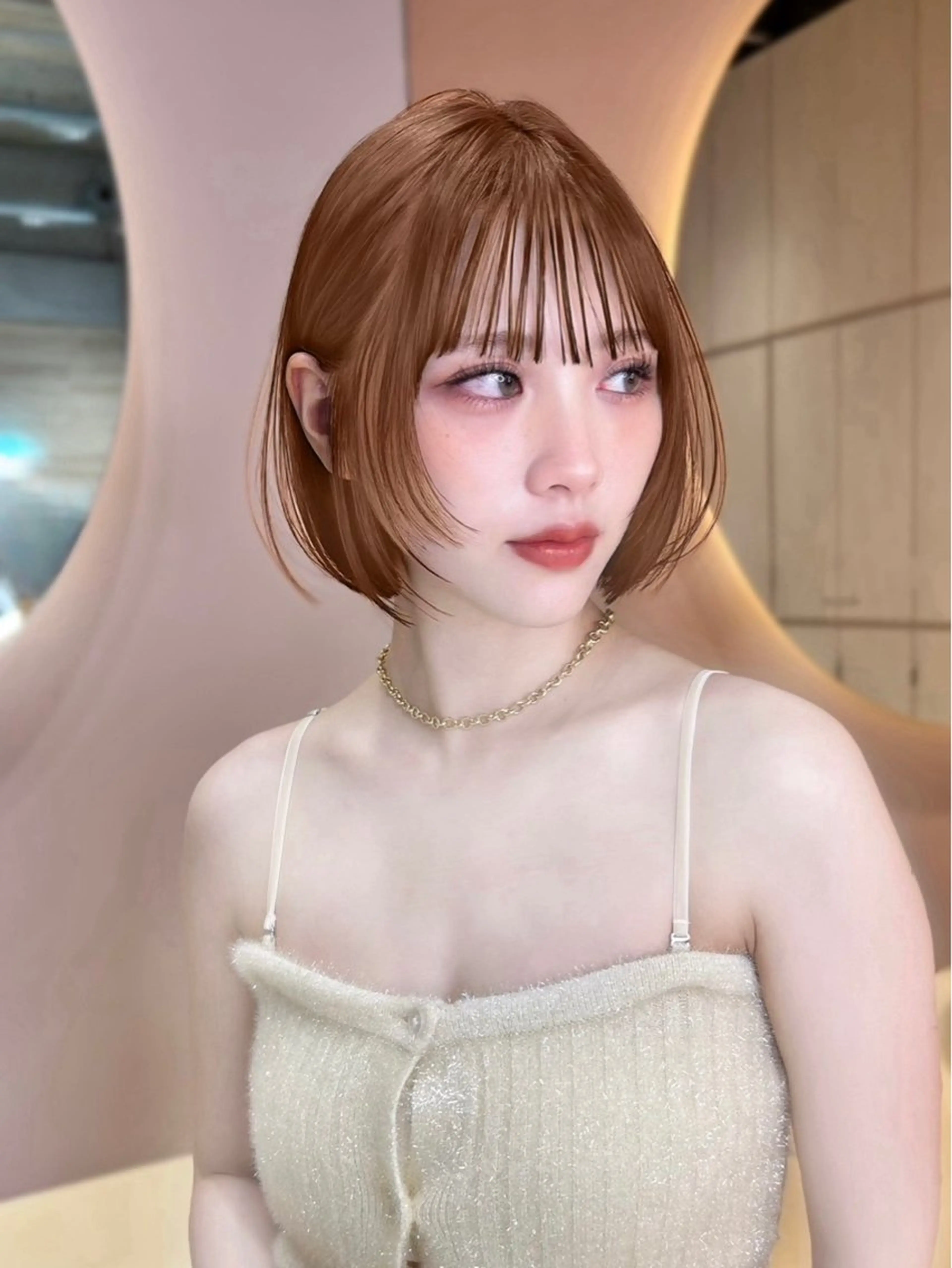 ショート ボブレイヤー ボブ 顔まわりレイヤー 顔周りカット レイヤーカット ボブ/縮毛矯正/美髪 髪質改善/大和田拓夢のヘアスタイル