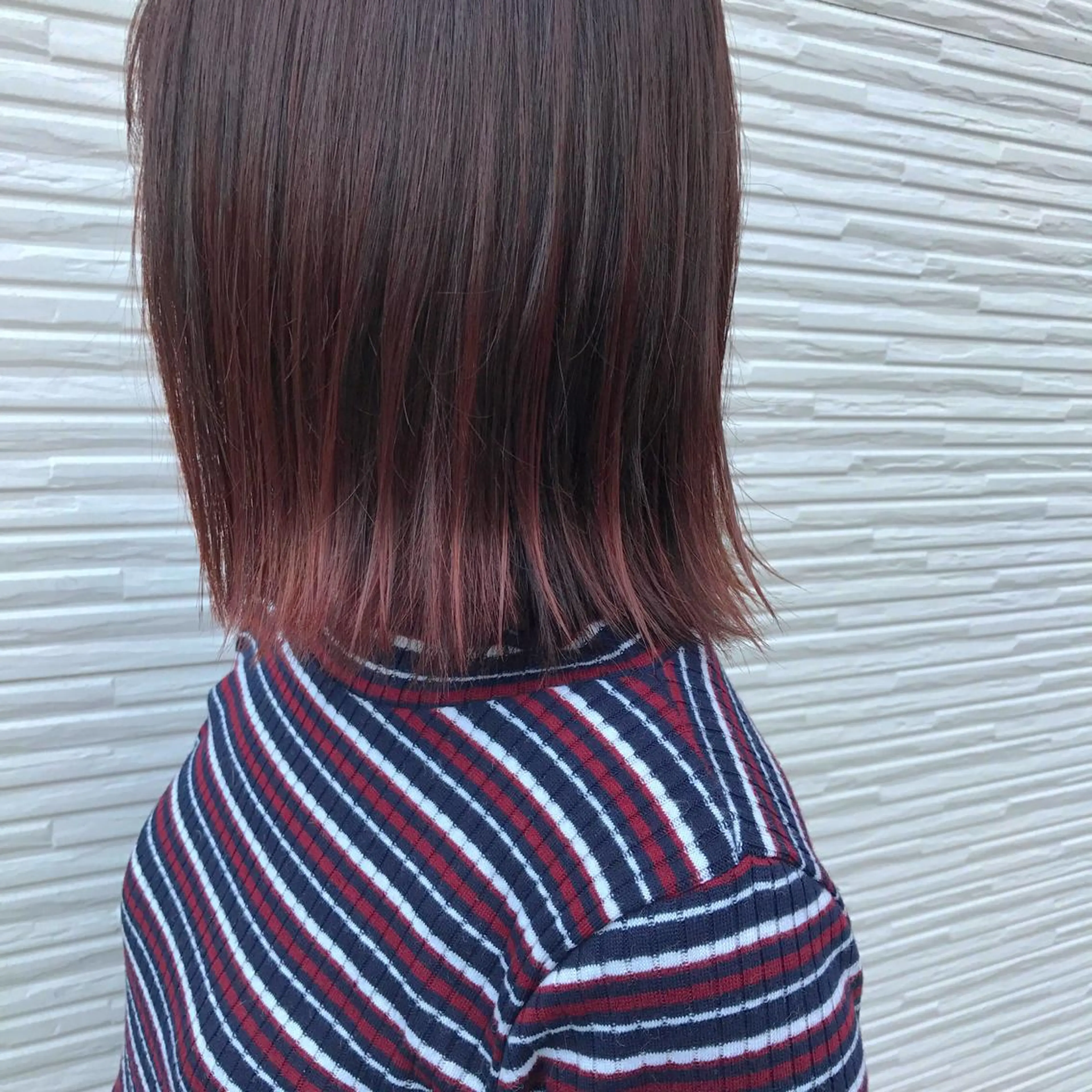 ミディアム カラー イルミナカラー HARUNA🤍 大人ショートヘアのヘアスタイル