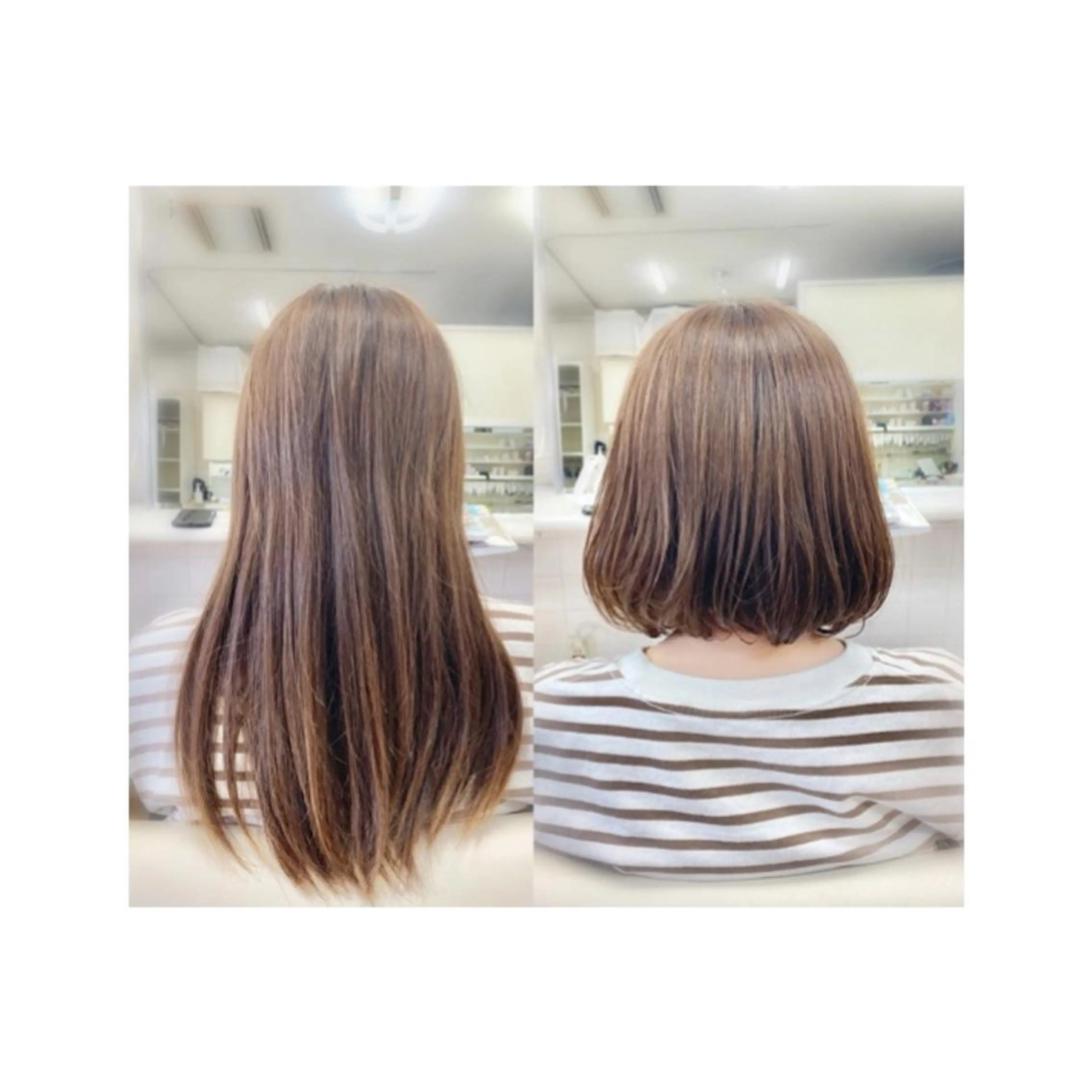 ミディアム ヘアー    アンド  フェイス  Lien所属・橋口 千裕のヘアスタイル