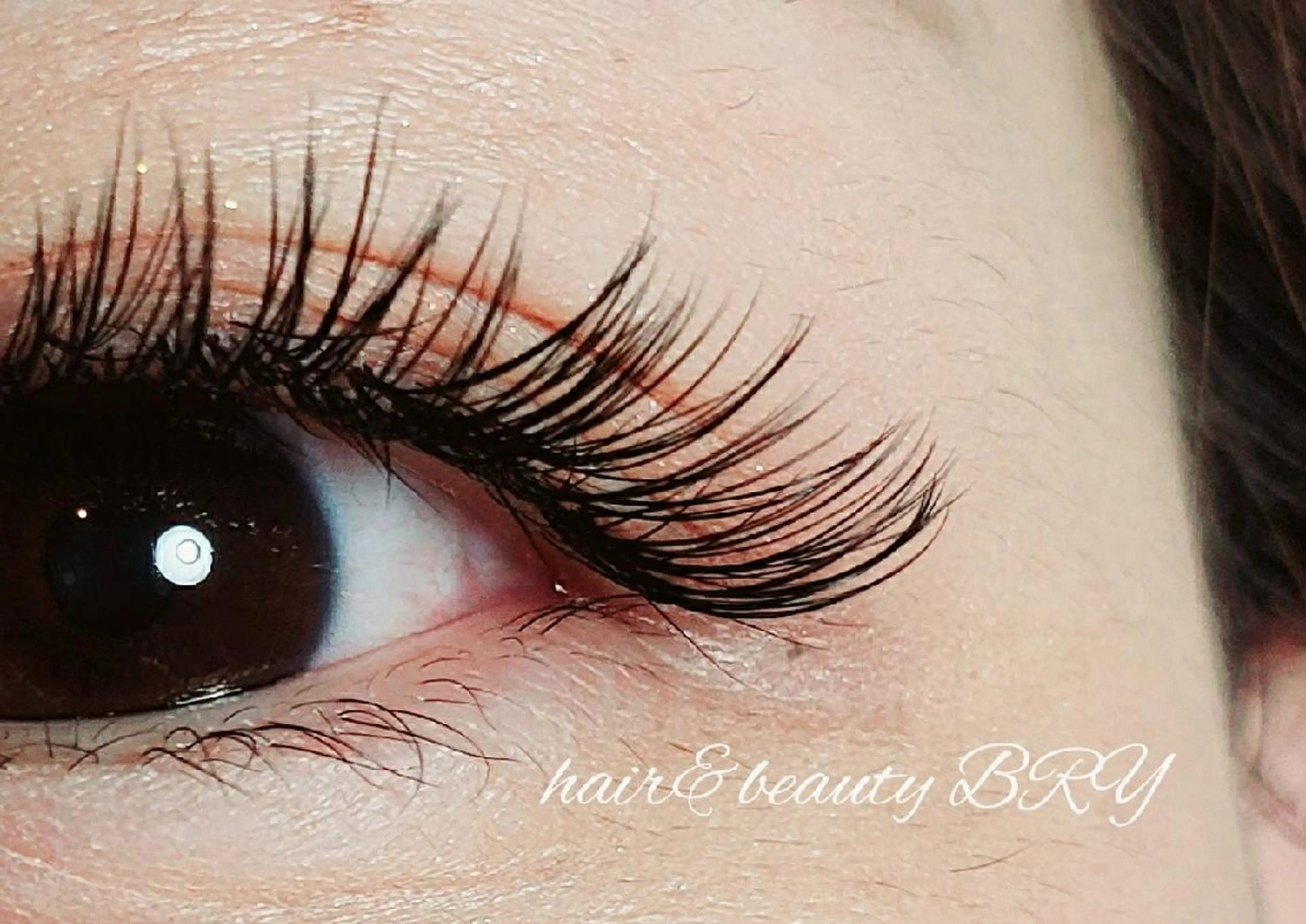 マツエク・マツパ バインドロック カラーマツエク フラットラッシュ ゴージャス ボリュームラッシュ Hair＆beauty BRY所属・hair& beauty BRYのマツエク・マツパデザイン