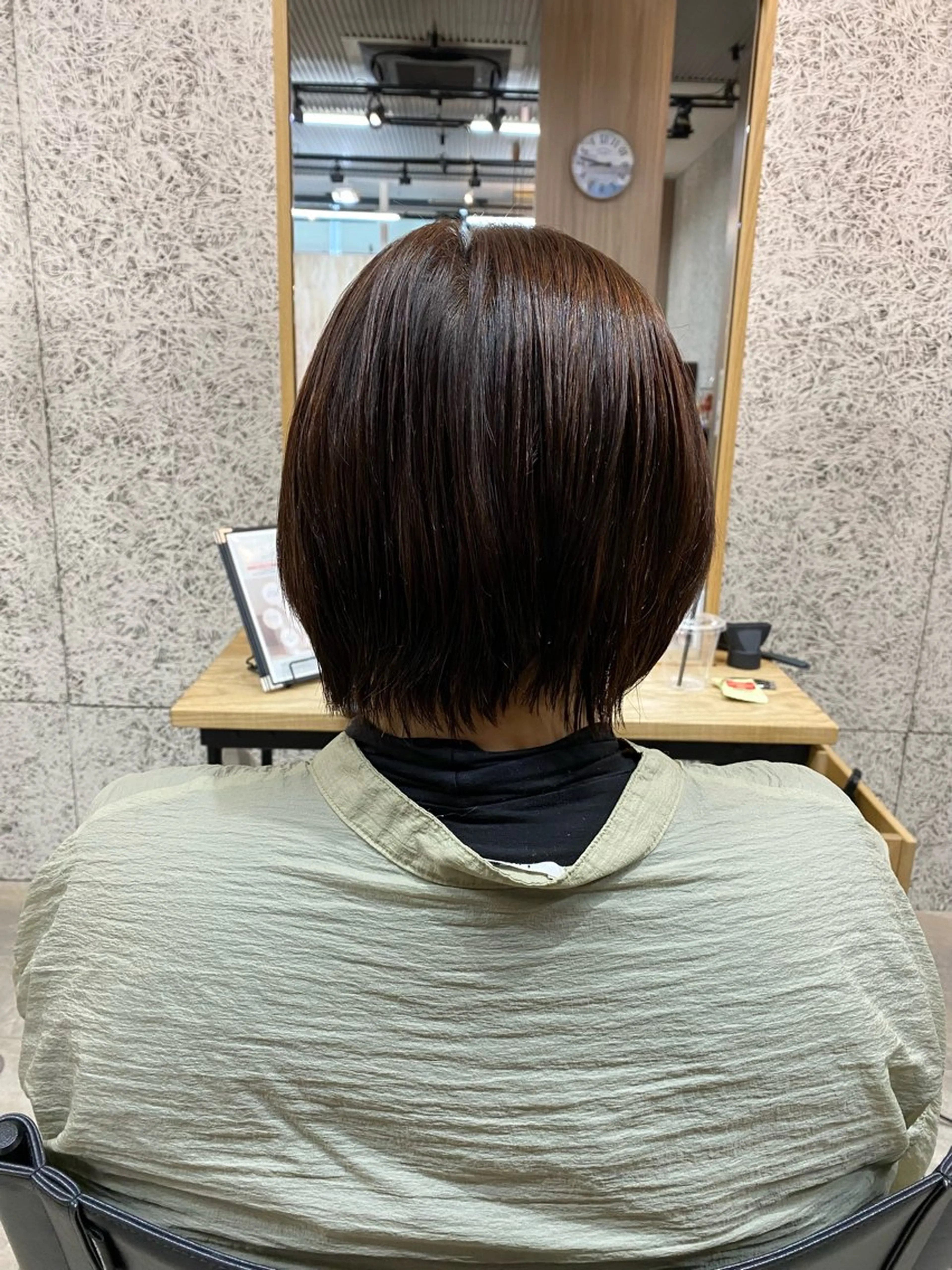 ショート 縮毛矯正 佐藤 森夏のヘアスタイル