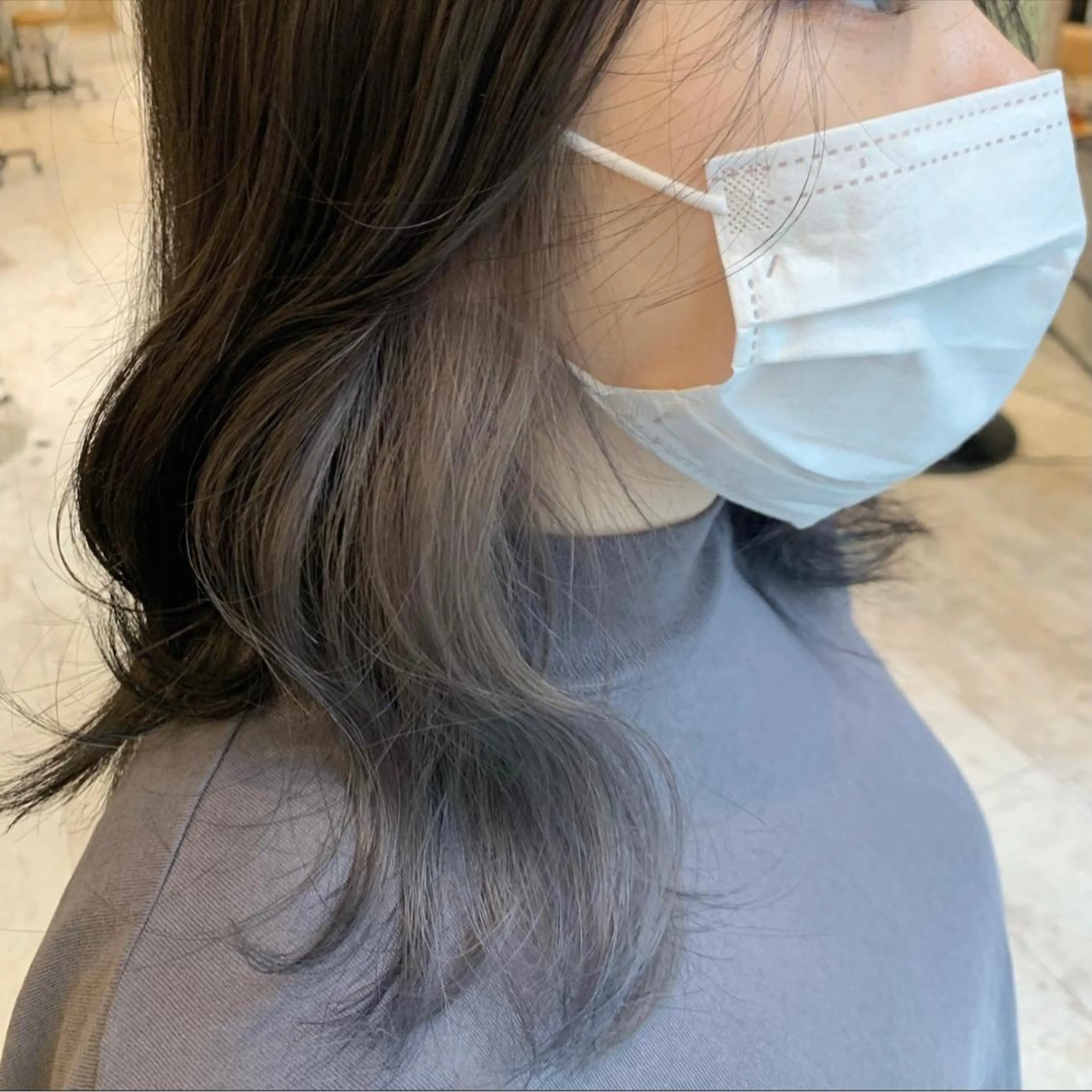 カラー ヤマダ サクラのヘアスタイル