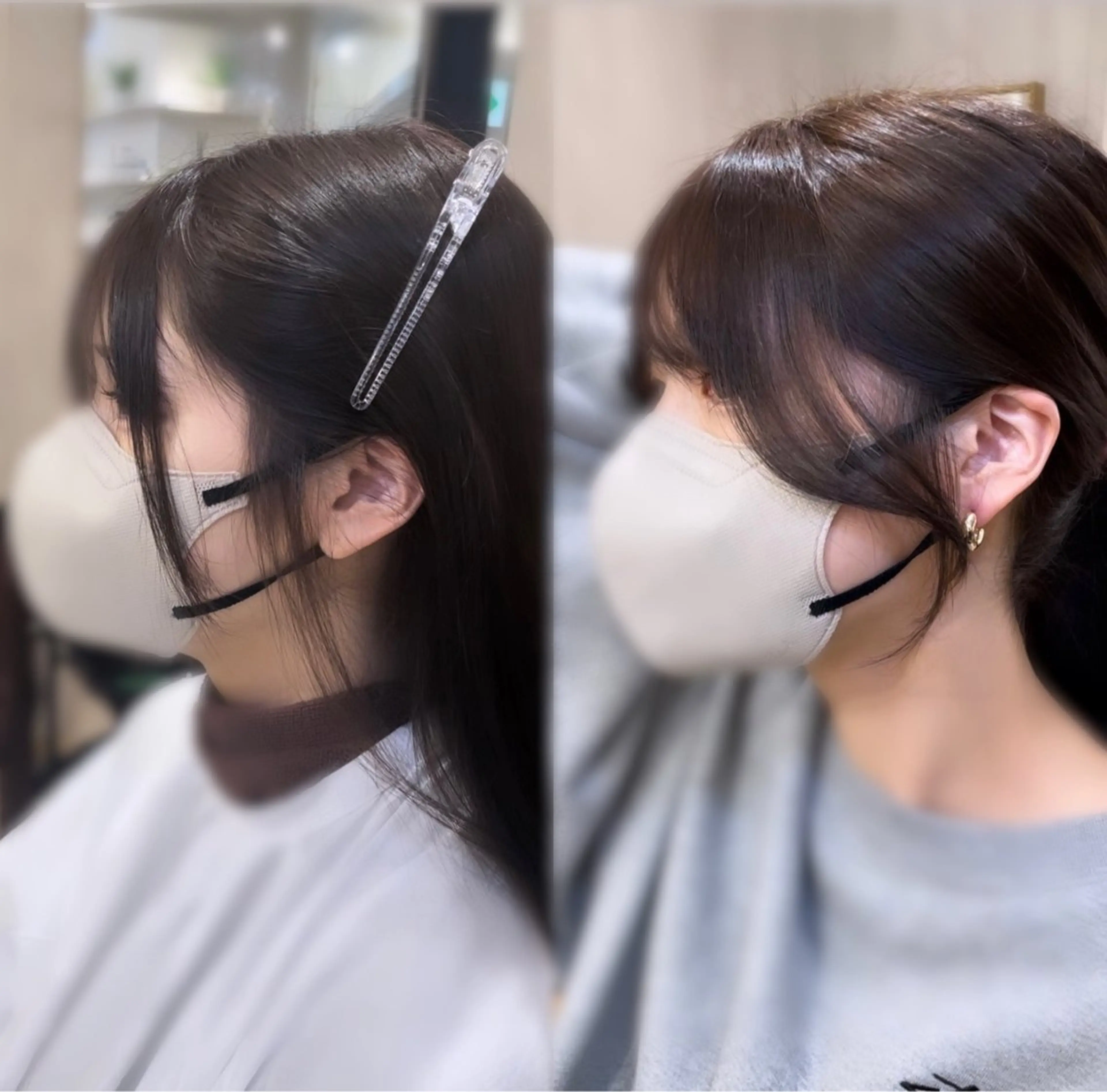 ロング カット ヘアカラー トリートメント 渋谷/ハッシュ レイヤーカット/会田のヘアスタイル