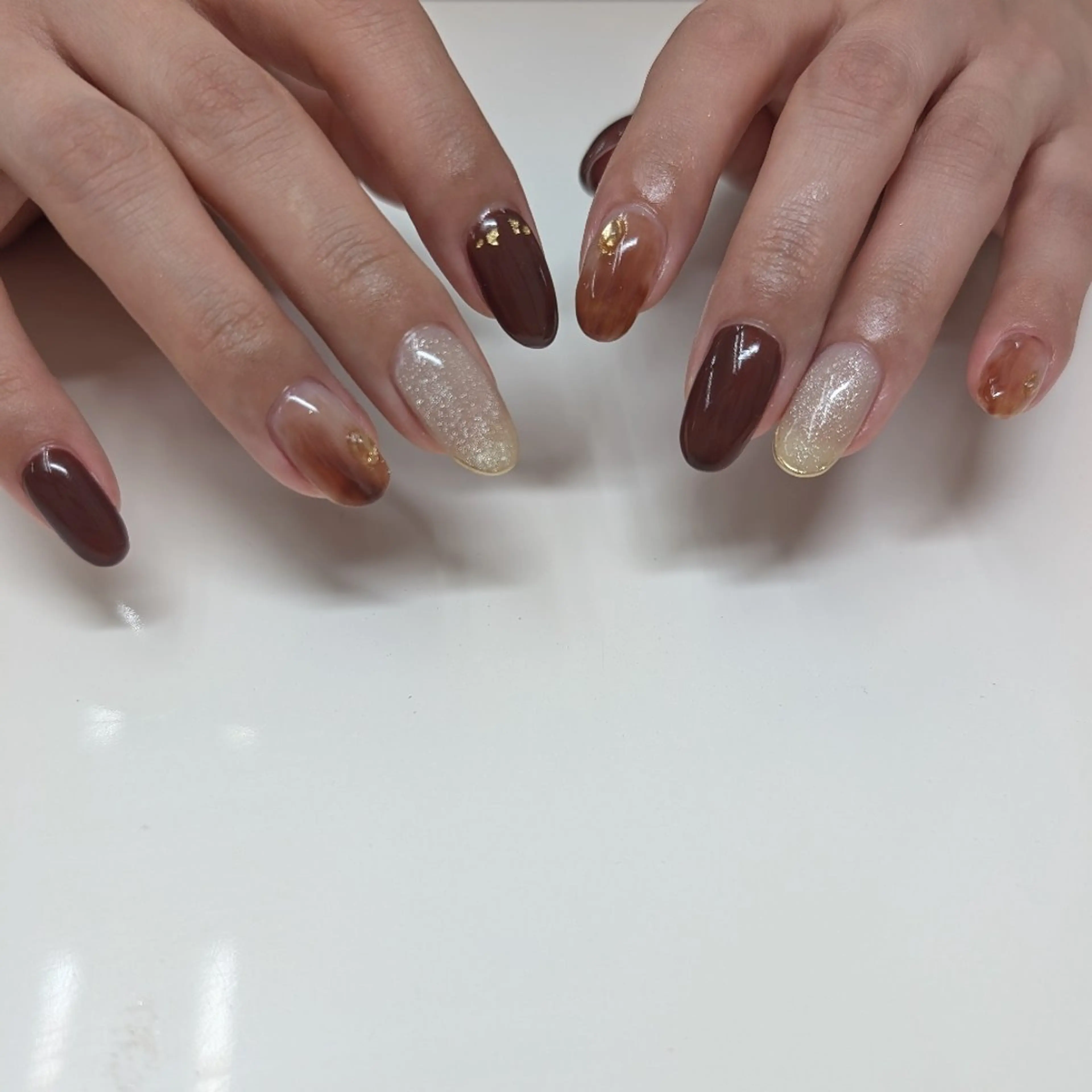 ネイル ニュアンスネイル ハンドネイル ネイルサロン Amie　〜アミ〜所属・ᑎᗩIᒪ｜ᗰIᗰI｜ _५✍️Satou.のネイルデザイン