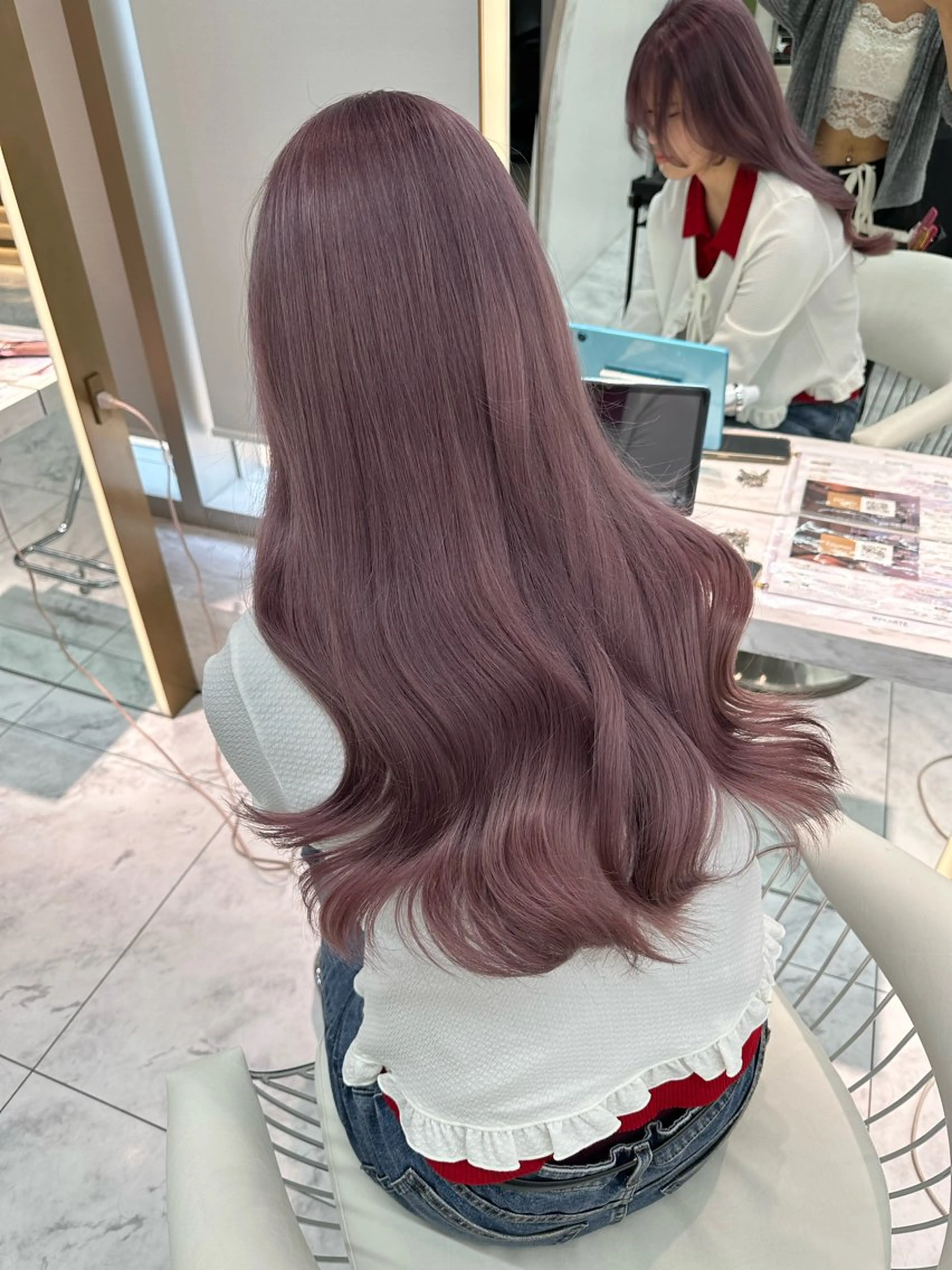 ロング カラー カット ヘアカラー トリートメント 🍒楓🍒北九州1 艶カラー作る人🎨のヘアスタイル