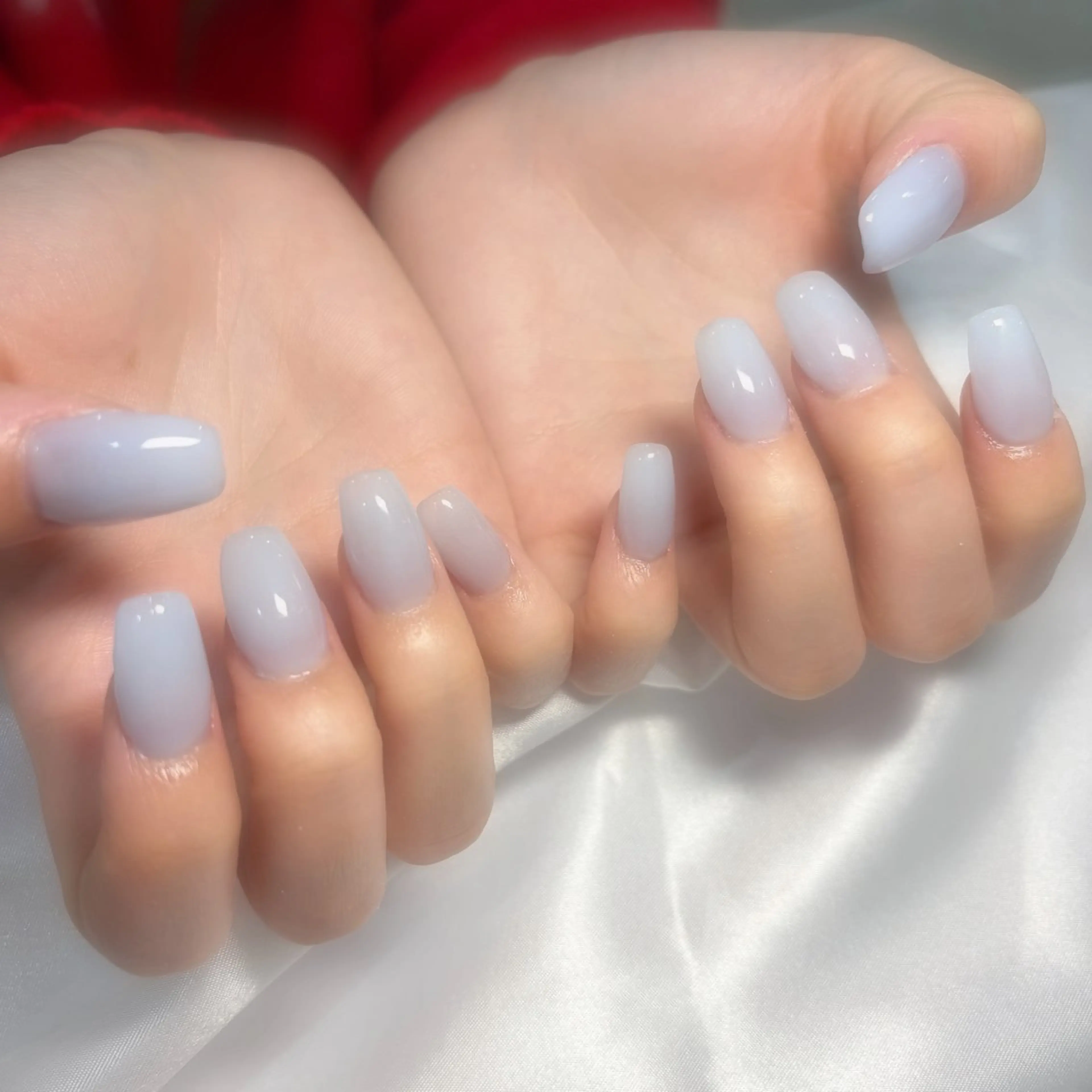 ネイル 水色 ハンドネイル etoile大垣店 Rioのネイルデザイン