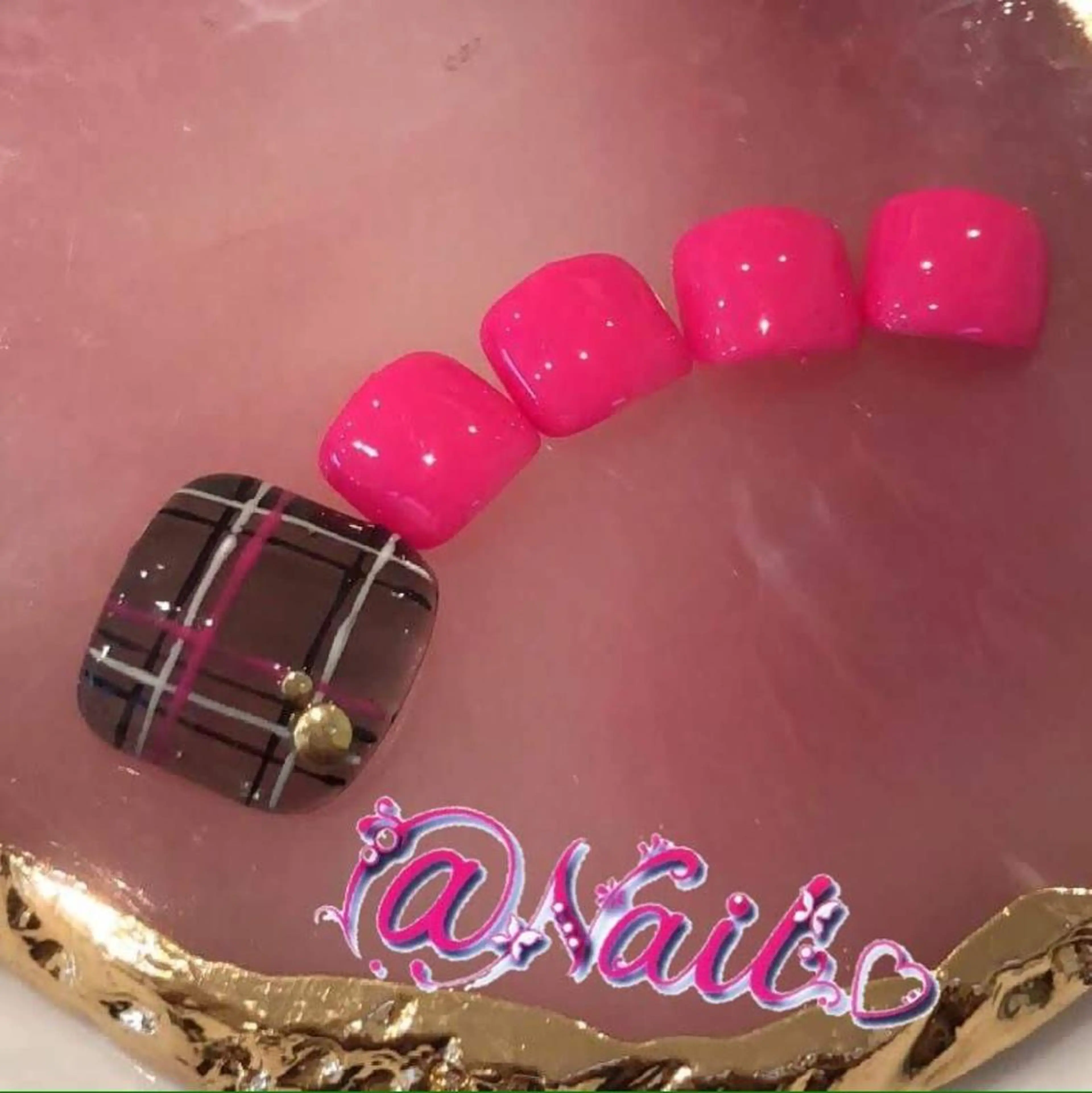 ネイル ネイルチップ 小尾 栞のネイルデザイン