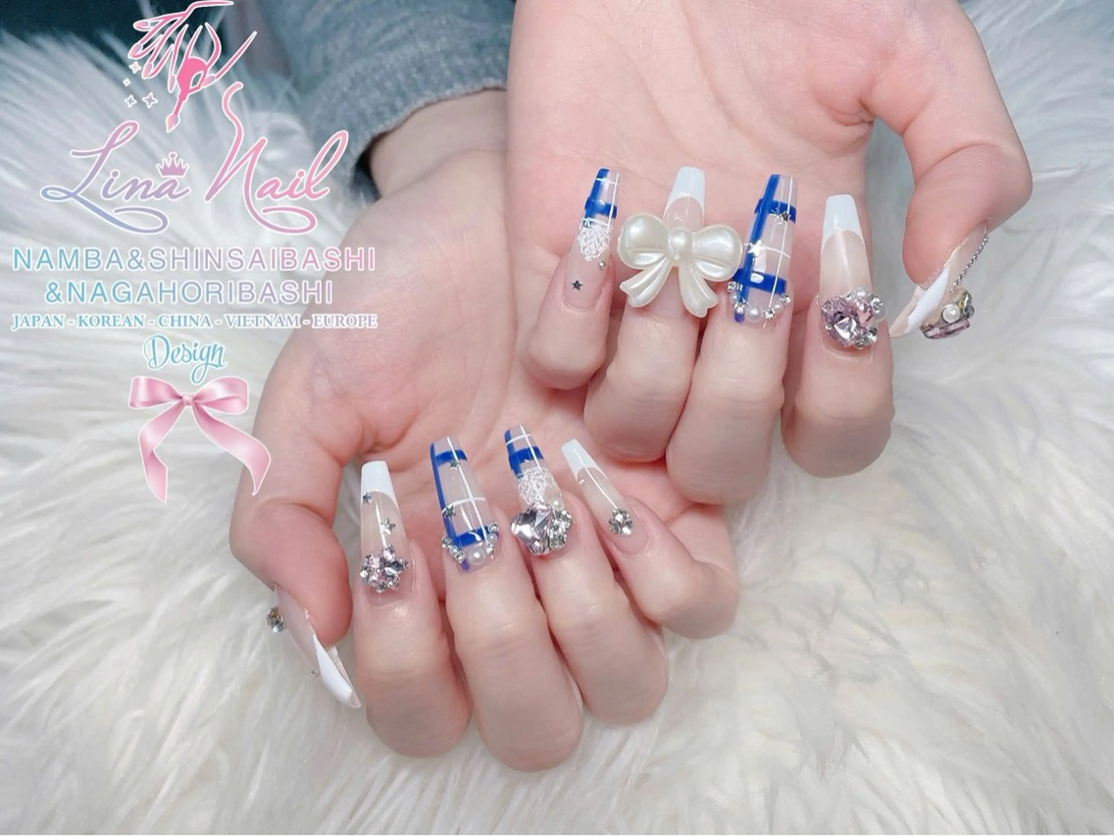 ネイル チークネイル 桜ネイル フラッシュネイル フットネイル ジェルネイル リナネイル 長堀橋店/東心斎橋店のネイルデザイン