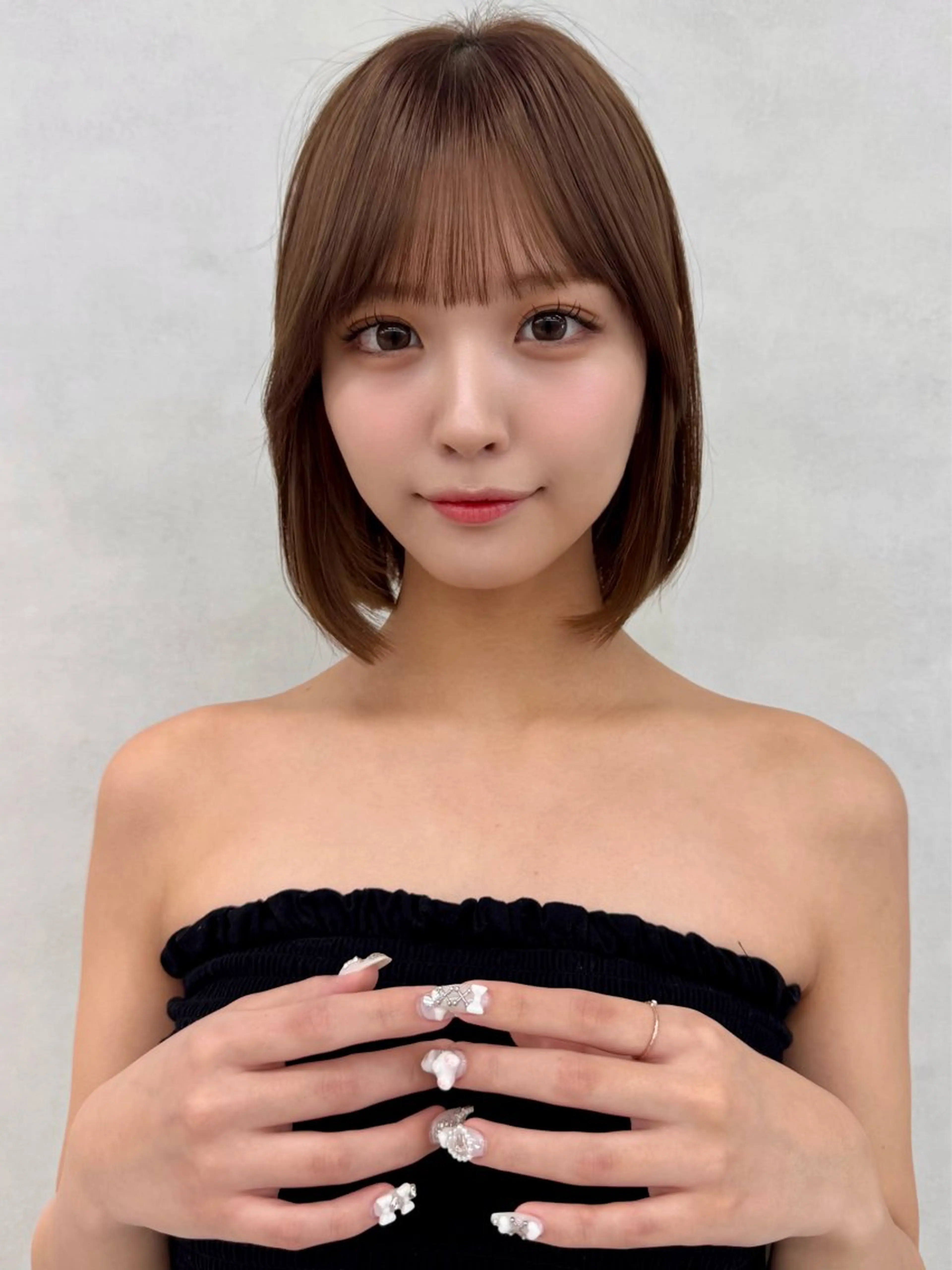 ショート カラー 暖色/くびれヘア/ Misakiのヘアスタイル