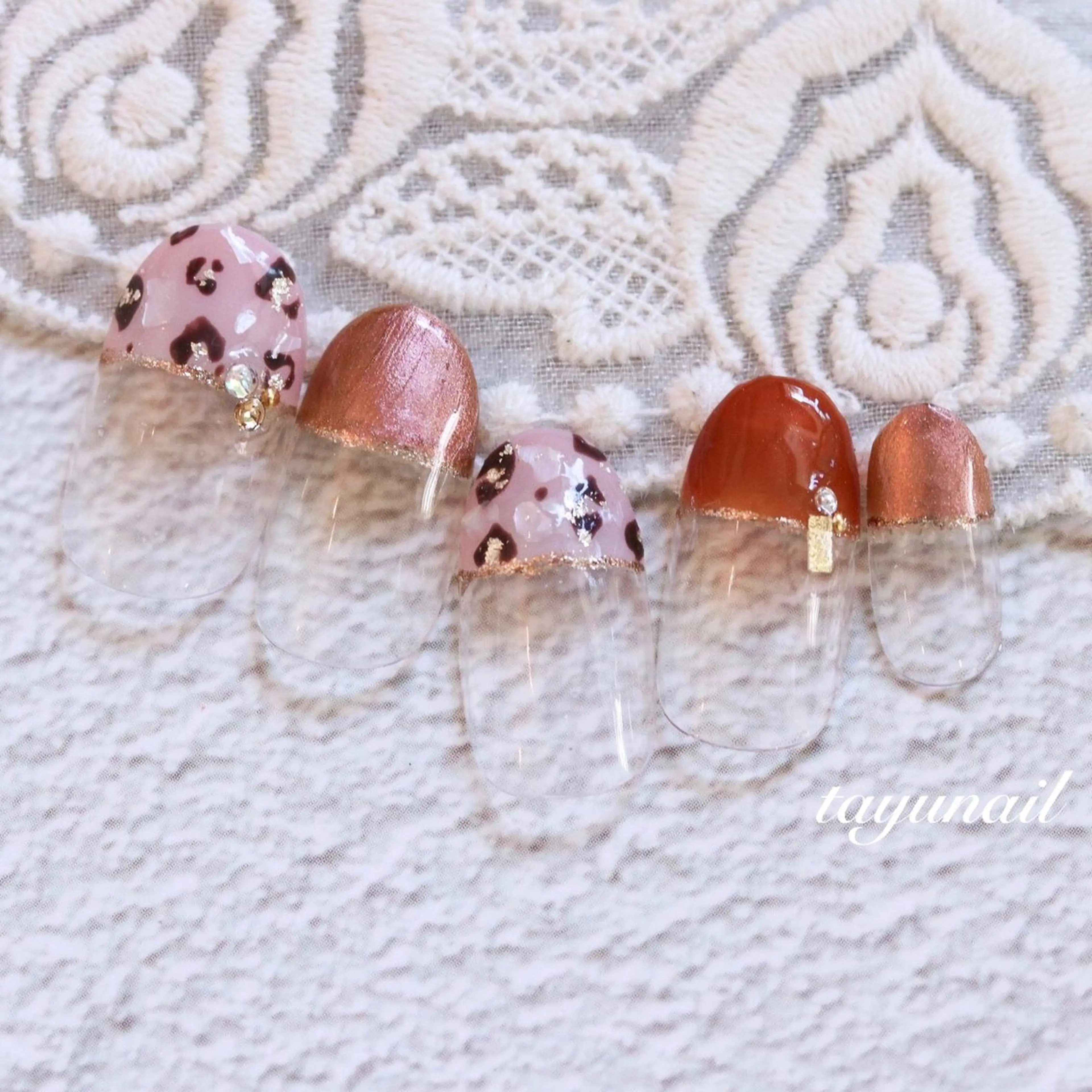 ネイル アートネイル ジェルネイル パラジェル ハンドネイル ネイルサロン・ネイルスクール　たゆnail所属・ネイルサロン 【たゆnail】のネイルデザイン