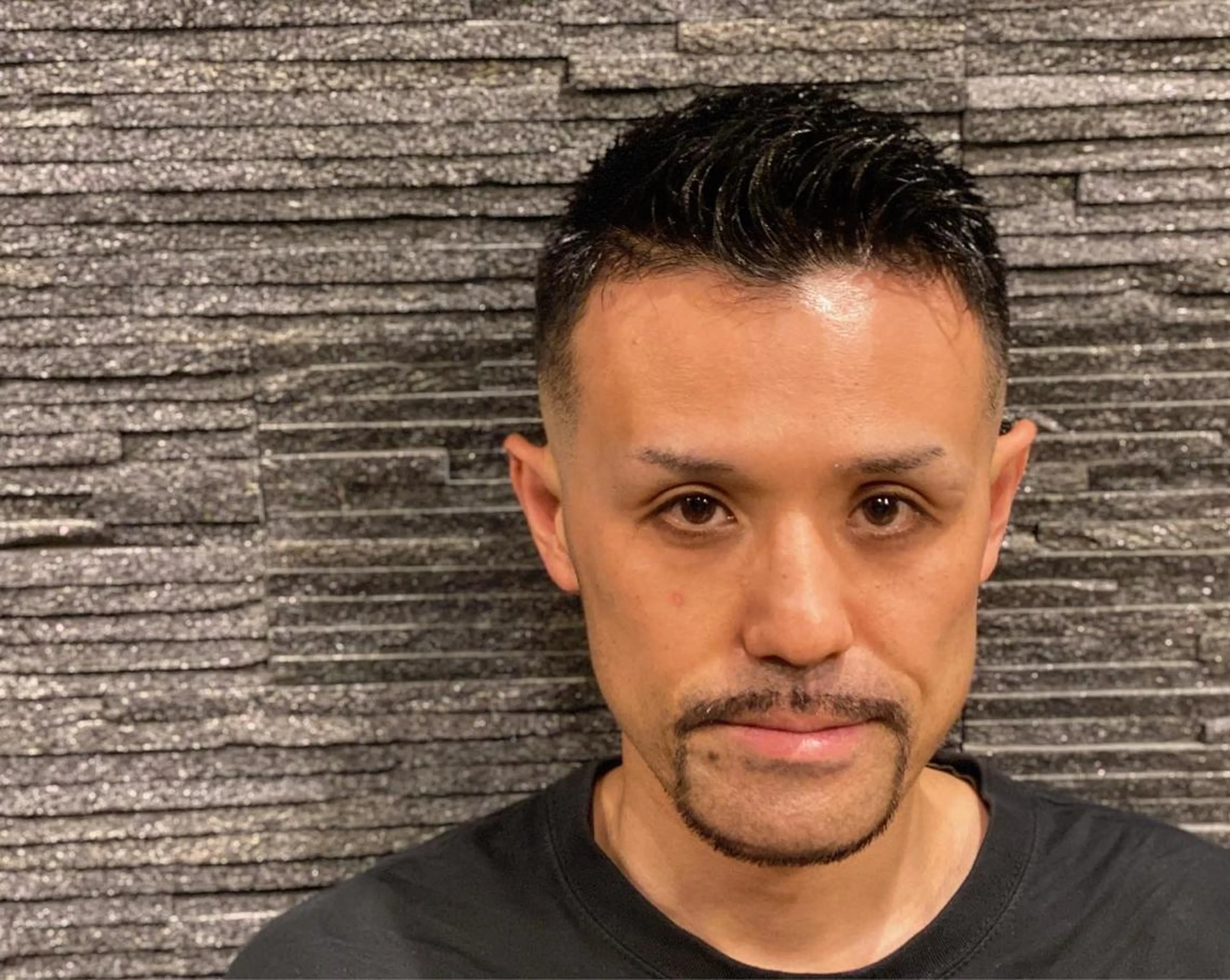 ショート メンズ フェードカット スキンフェード 浅見 天翔のヘアスタイル