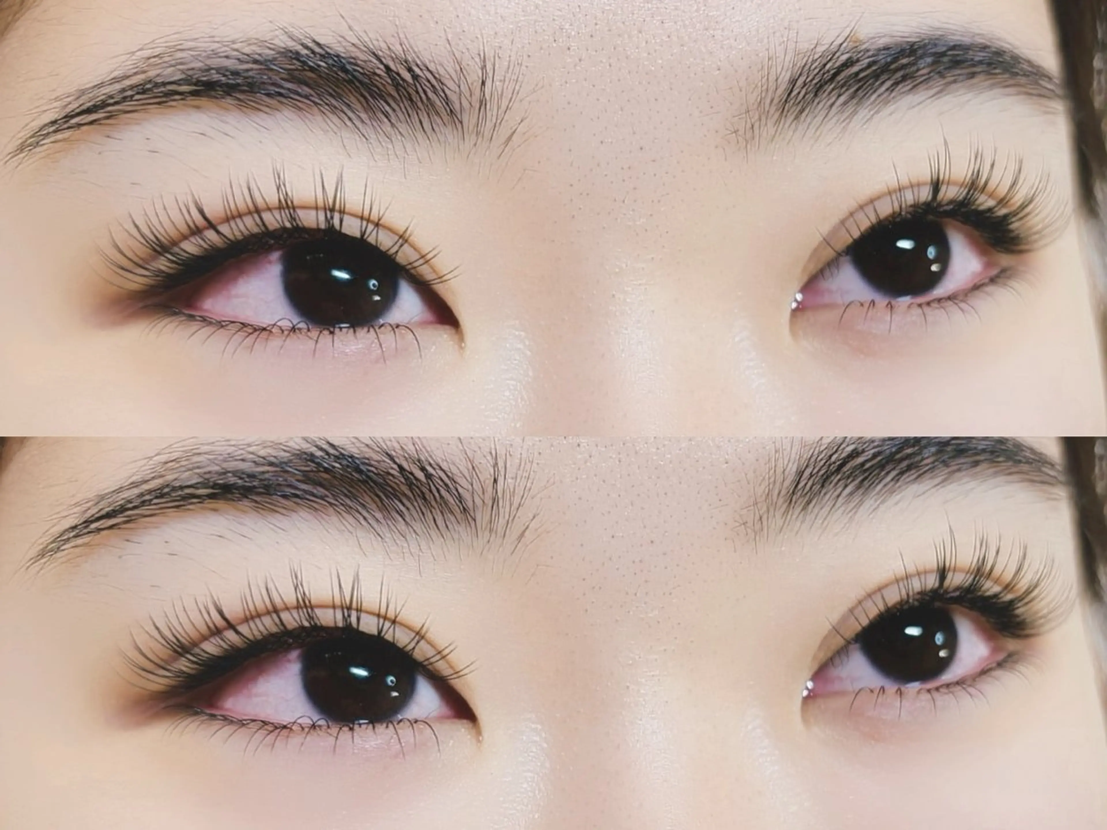 マツエク・マツパ 付け放題 バインドロック 束感まつ毛 フラットラッシュ パリジェンヌラッシュリフト マツエク オーロラ所属・AURORA RINAのマツエク・マツパデザイン