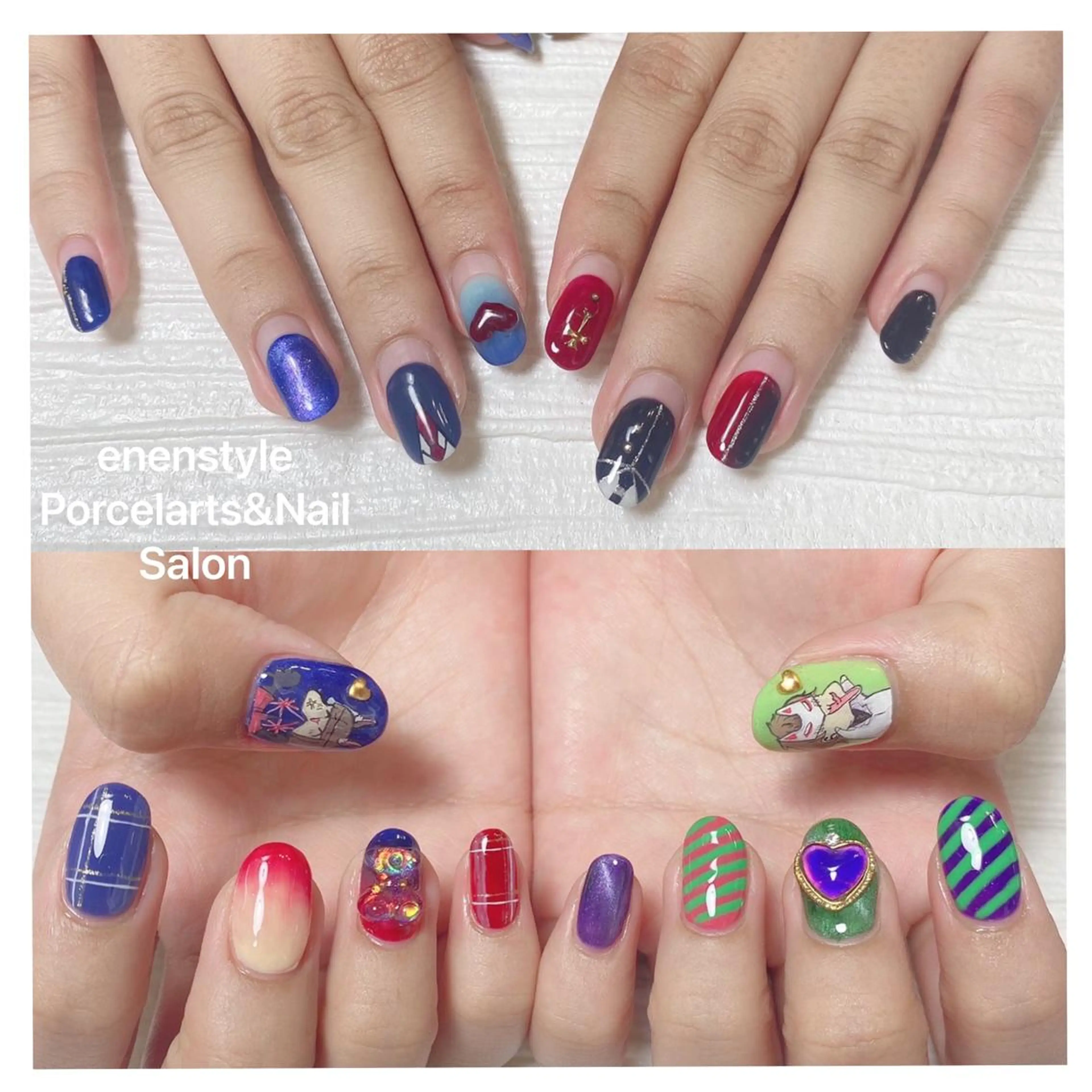 ミディアム ネイル 👑enen style👑のネイルデザイン