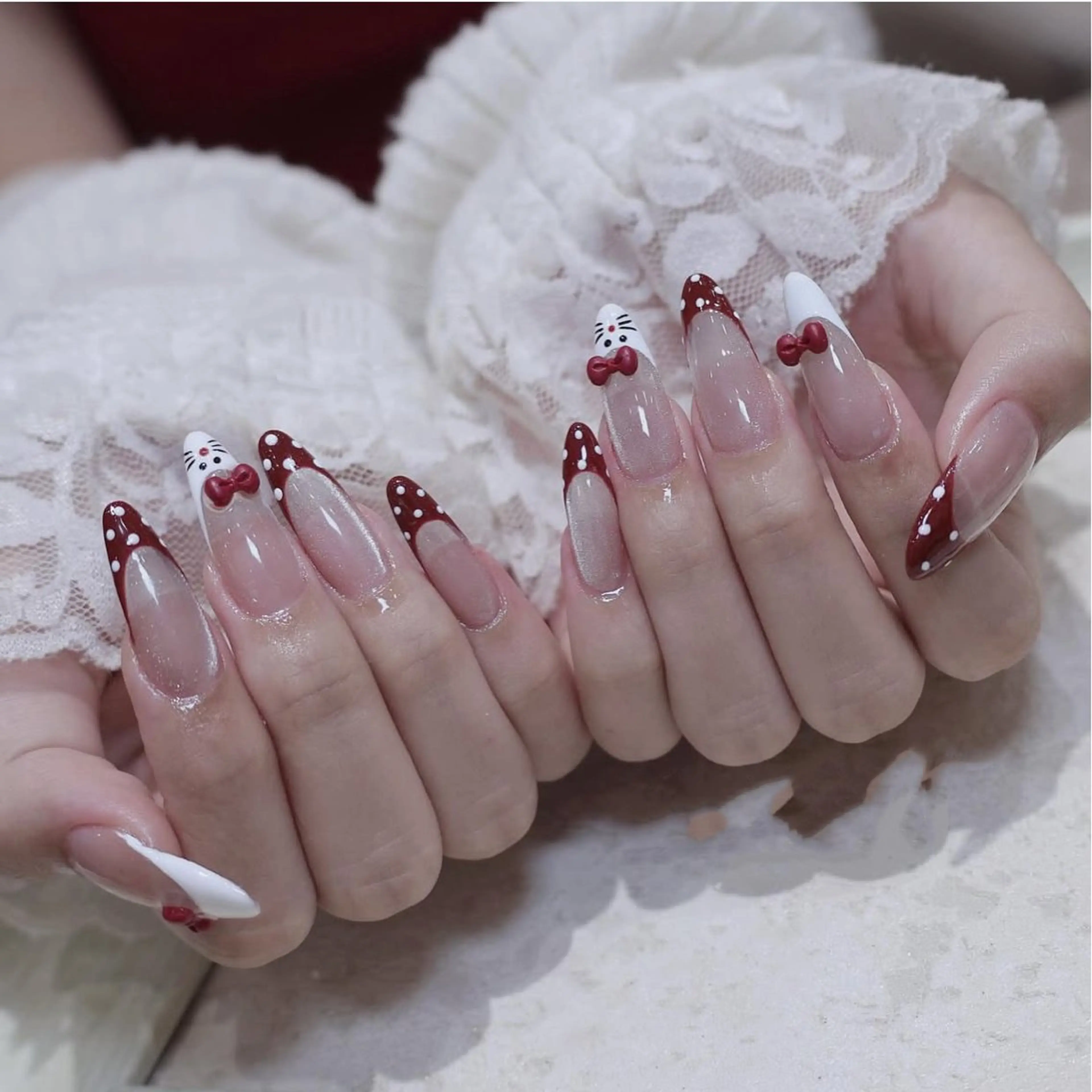 ネイル ハンドネイル Mew_Sanie所属・Sanie Salonのネイルデザイン