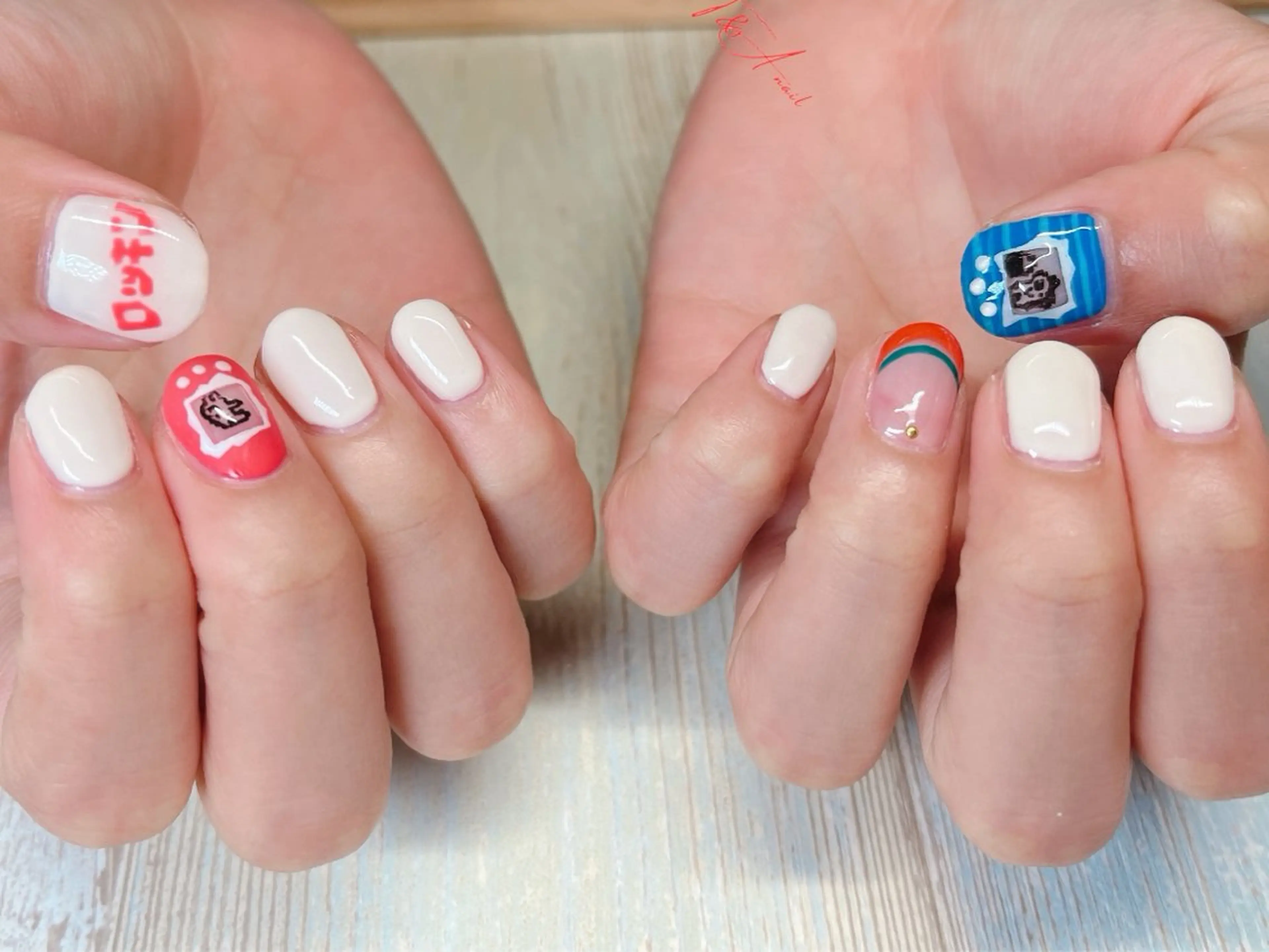 ネイル ジェルネイル スカルプネイル ショートネイル ハンドネイル T&A nailのネイルデザイン